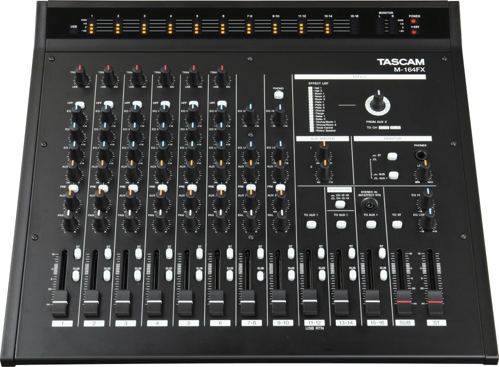 Tascam M-164 16-Channel Analog Mixer : Amazon.in: Musical Instruments