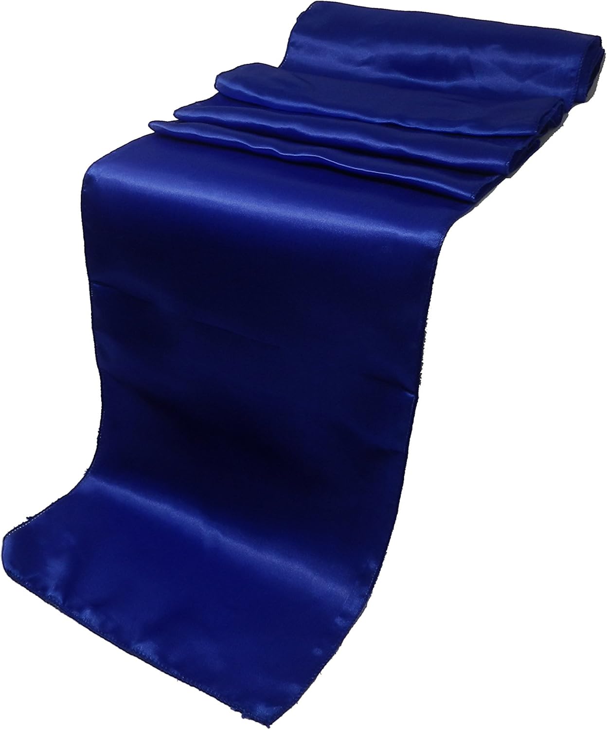 ELINA'S Pack of 15 Wedding 12 x 108 inch Satin Table Runner Wedding Banquet Decoration (15, Royal Blue)