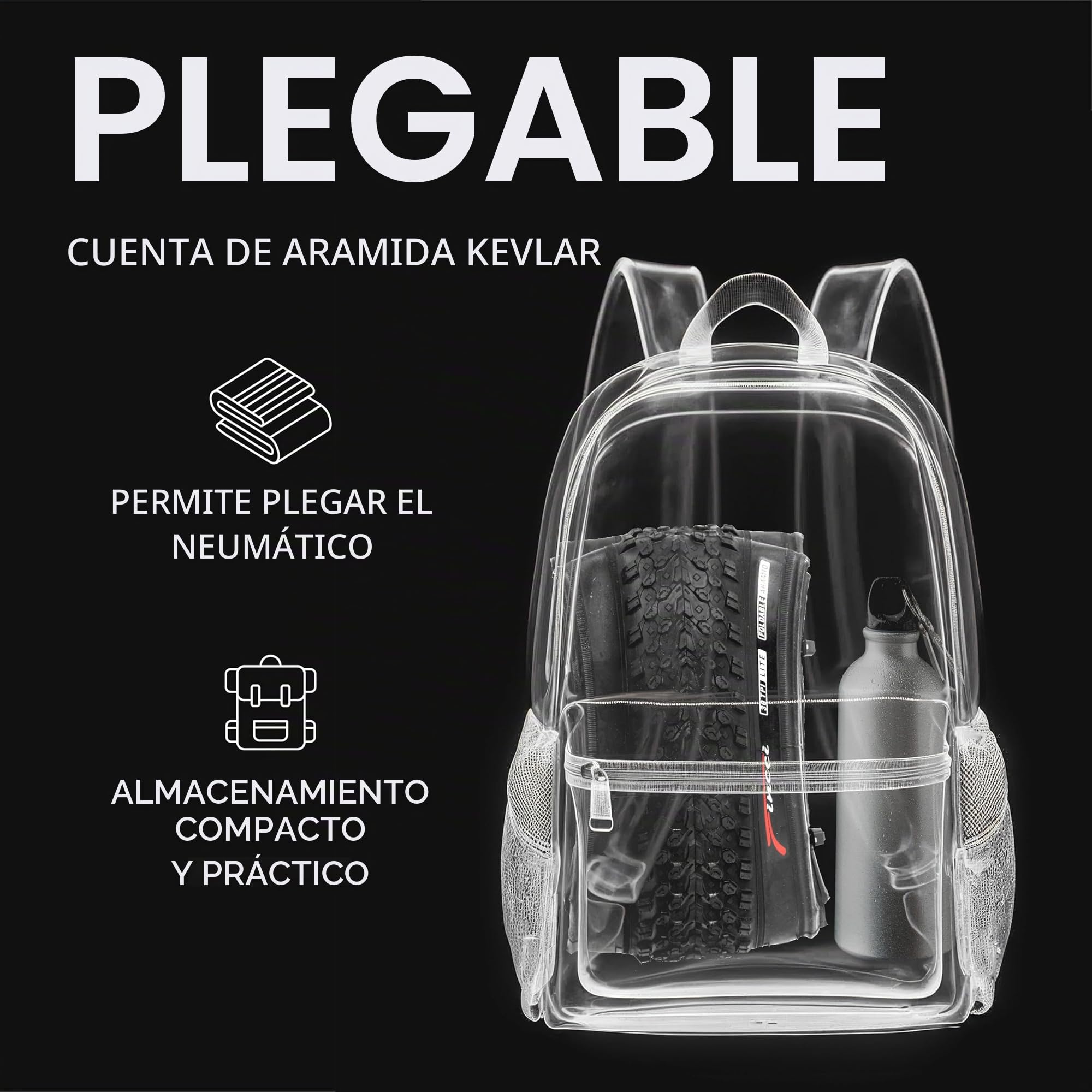 Fincci Cubiertas MTB 26, Plegable Neumáticos Bicicleta 26 x 2.1 Pulgadas 60 TPI - Camara Bicicleta 26 Presta, Gomas 57-559 para Carretera Bici, MTB Montaña E Bike - Pack de componentes para Ciclismo
