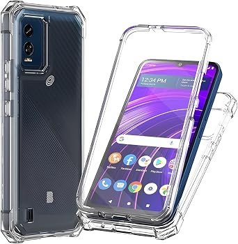TJS Compatible for BLU View Speed 5G B1550VL Phone Case (Clear)