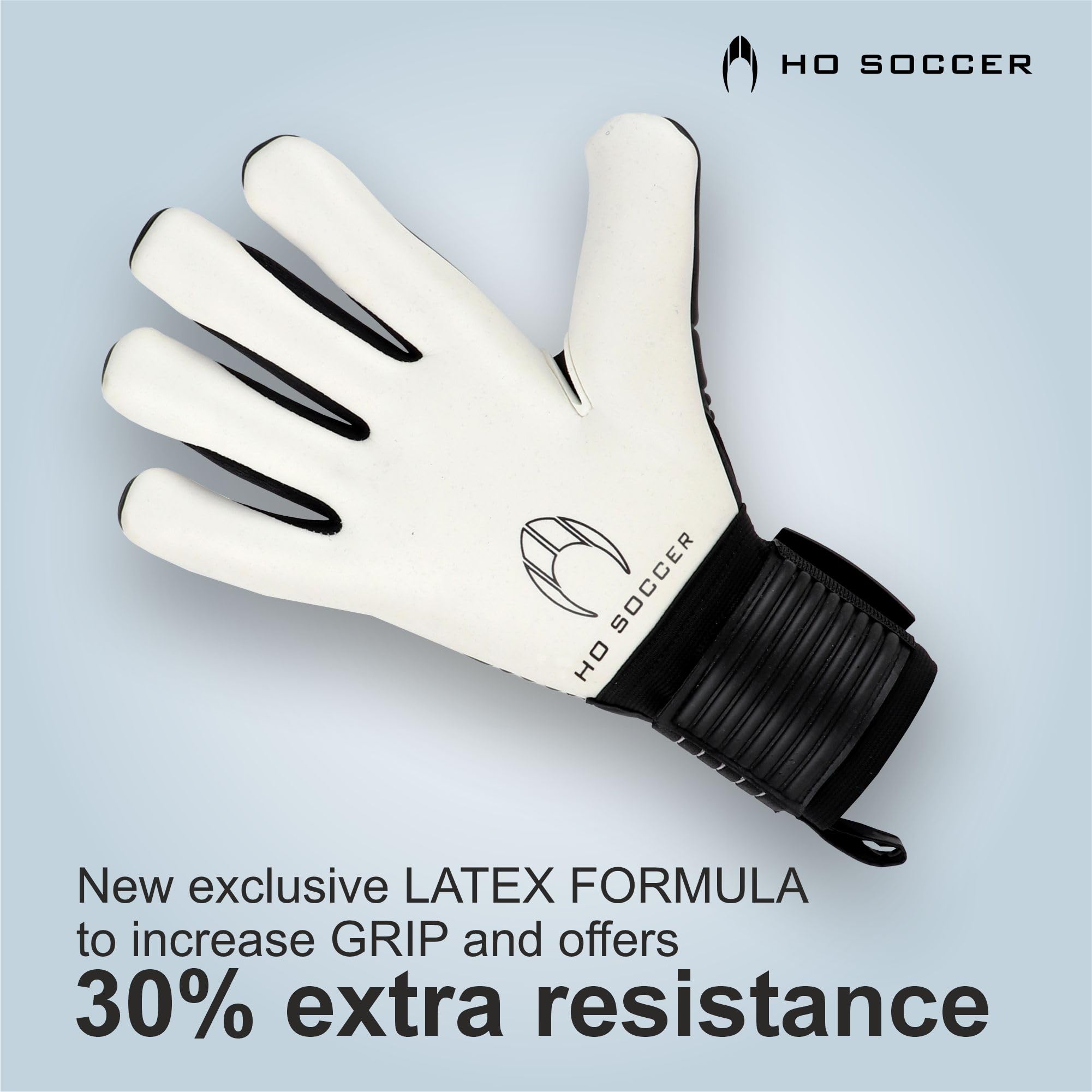 HO Soccer Aktero Adhesion Guantes de Portero, Unisex Adulto