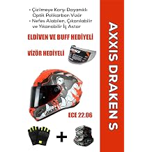 Draken S Trooper E5 / Mat K rm z  Full Face Motosiklet Kask  -  ntercom Uyumlu, DOT VE ECE 22.06