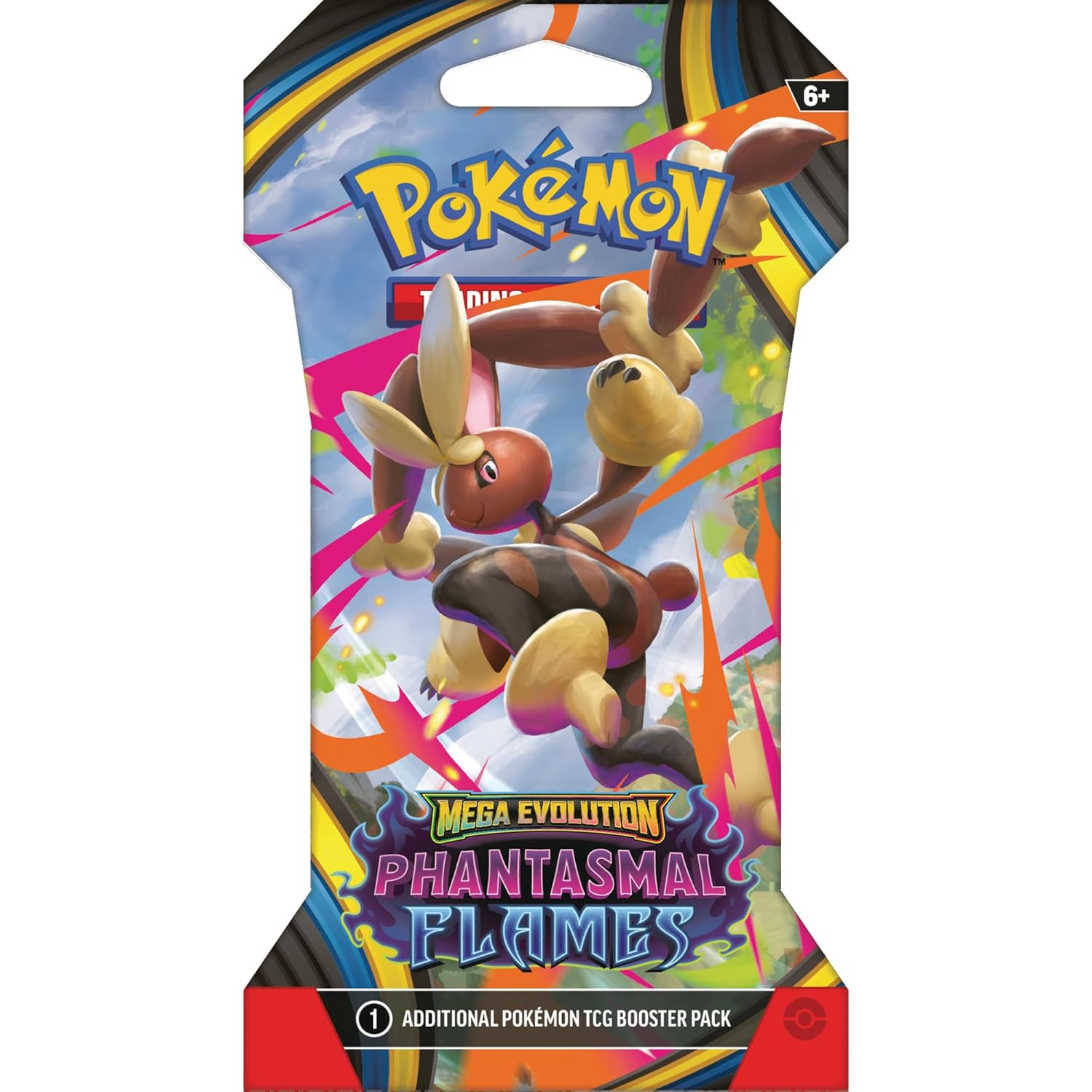 Pokemon TCG Mega Evolution Phantasmal Flames Sleeved Booster Pack - 10 Cards