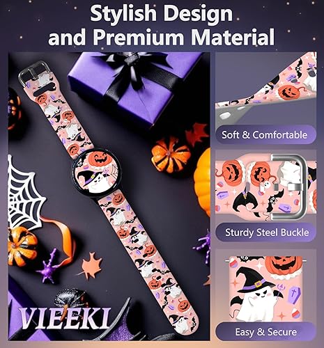 Vista 106 de Correas de reloj navideñas compatibles con Samsung Galaxy Watch de 1.575 pulgadas, 1.732 pulgadas, 0.787 pulgadas, correa de silicona de repuesto