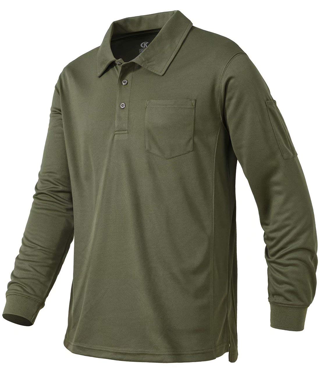 TyhengtaMen's Polo Shirt Short Sleeve Quick Dry Performance Lightweight Tactical Shirts