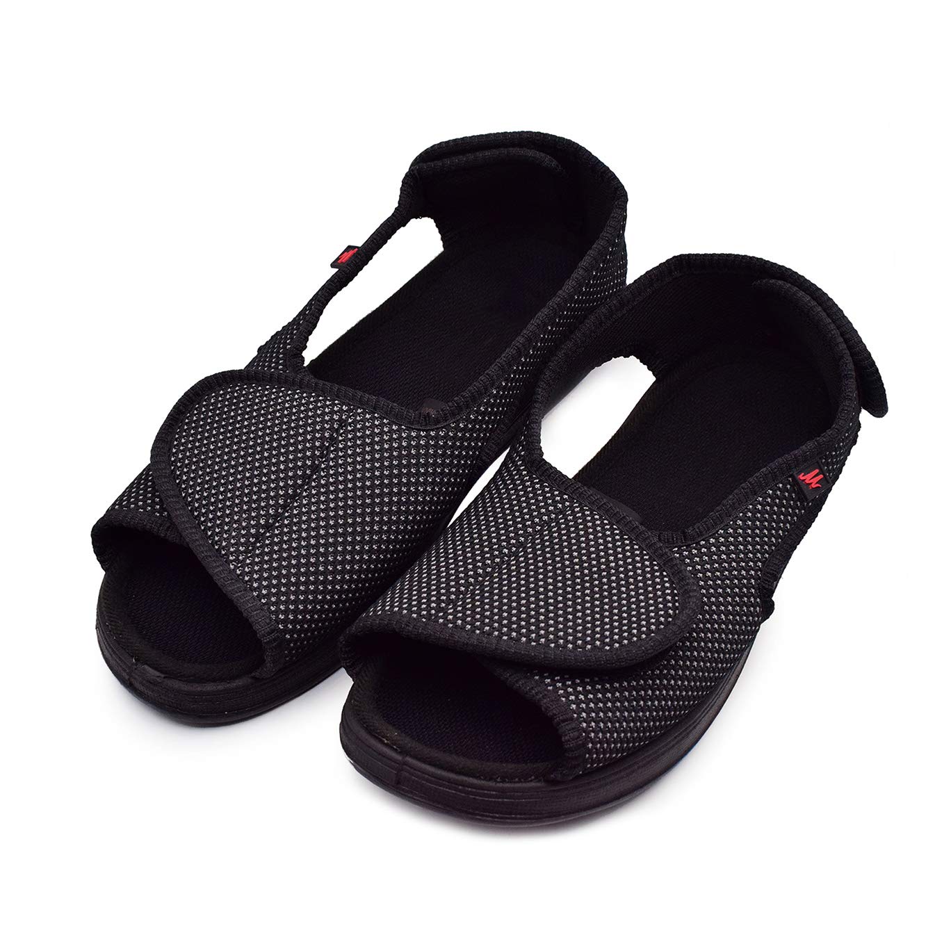 Mei Macleod Womens Wide Width House Shoes With Adjustable Closure