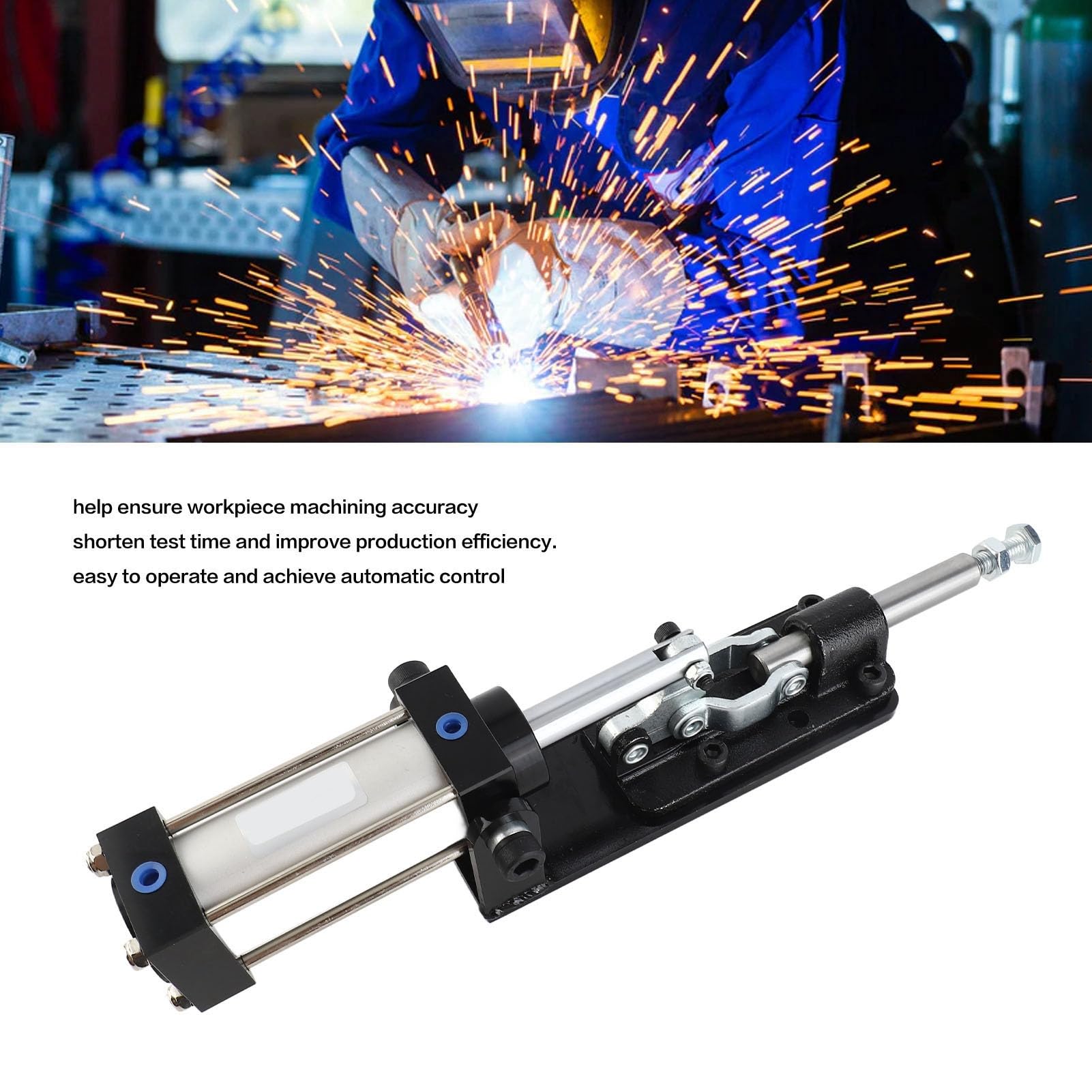 para abrazaderas de palanca neumáticas, material de acero al carbono, alta durabilidad, amplia aplicación, control automático, trabajo eficiente, para uso industrial