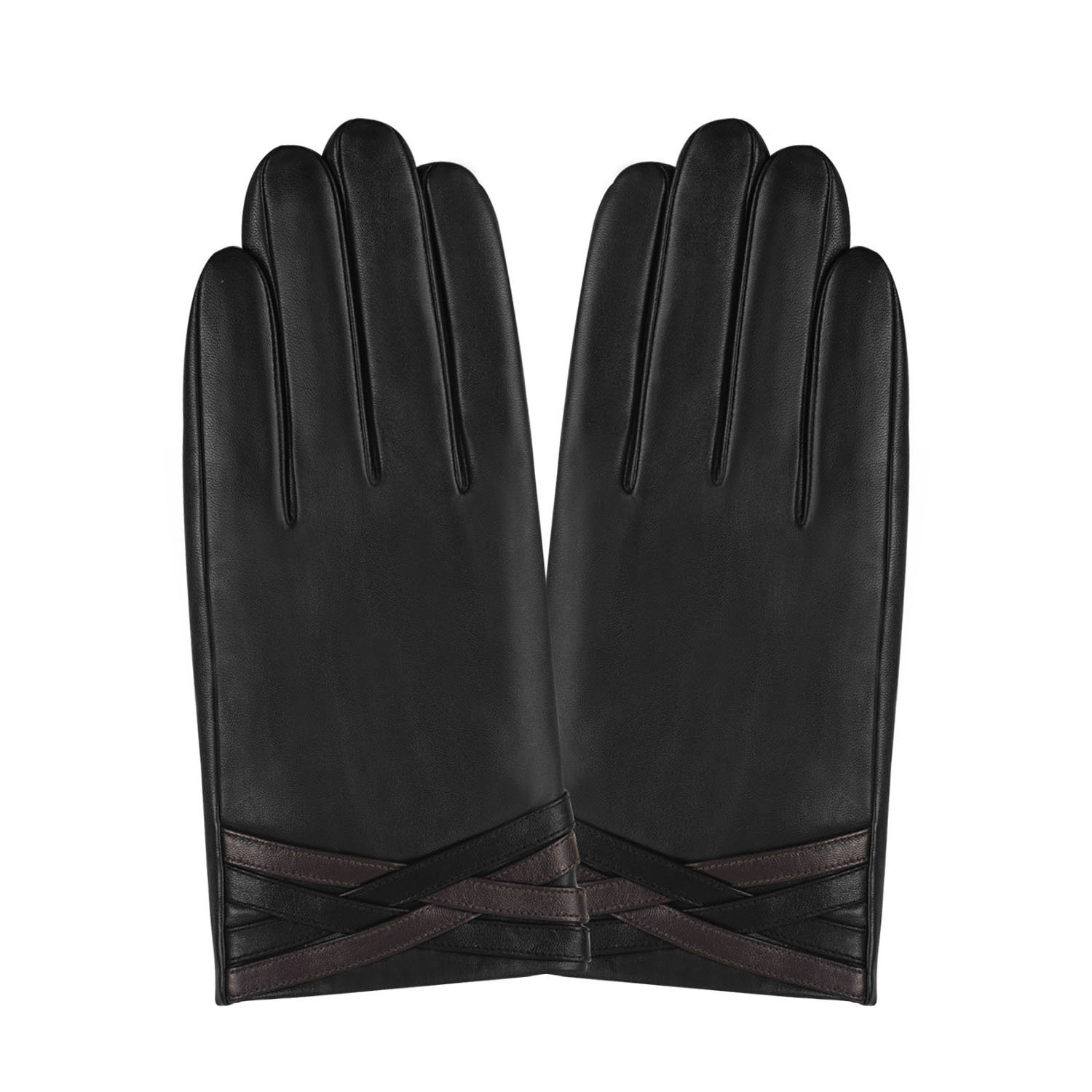 Gants En Cuir Noir GSG - Neufs Avec étiquettes, Taille Unique ?