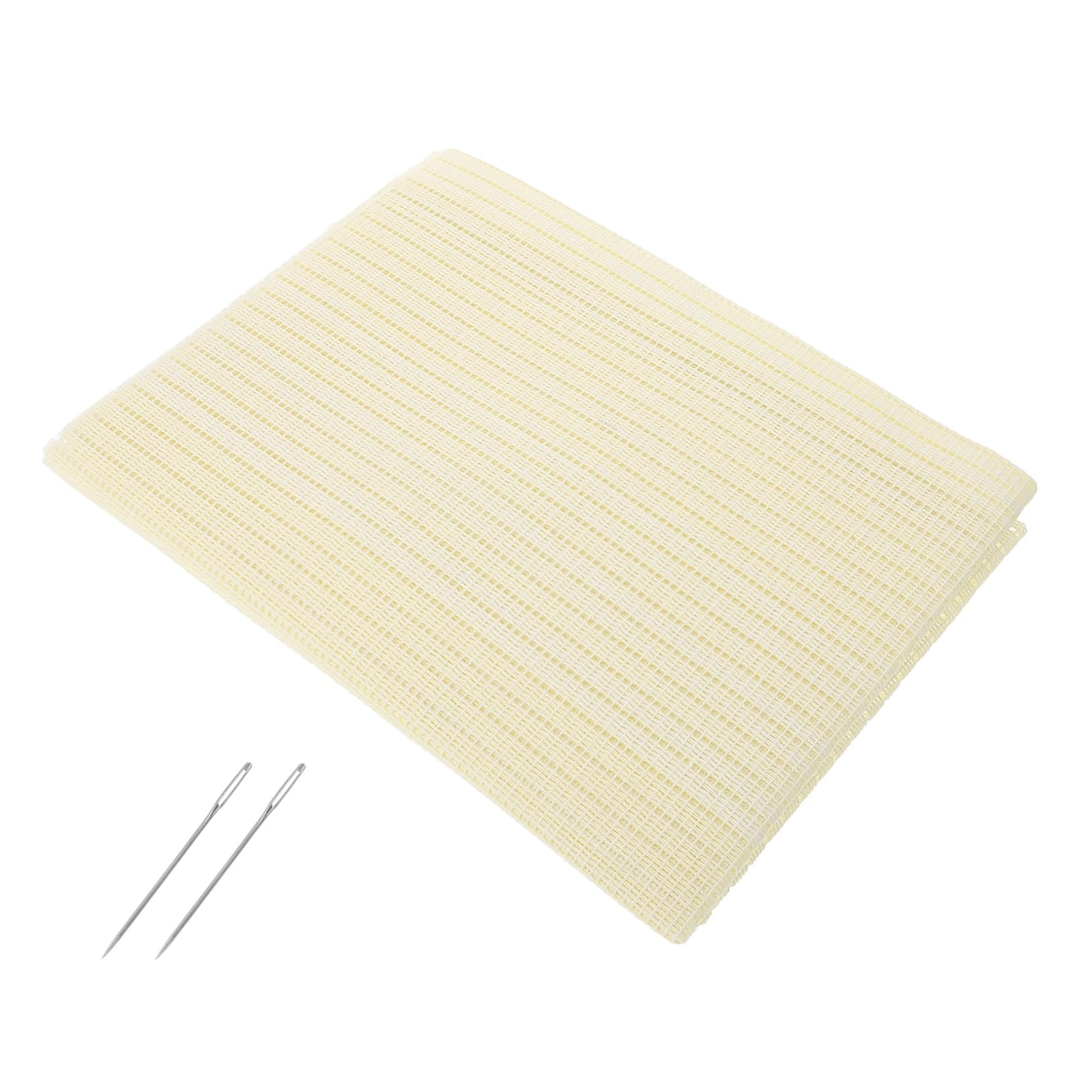 Angoily Embroidery Gridding Cloths Set Cross Stitch Fabric Soft Comfortable Washable DIY Project for Home Decor