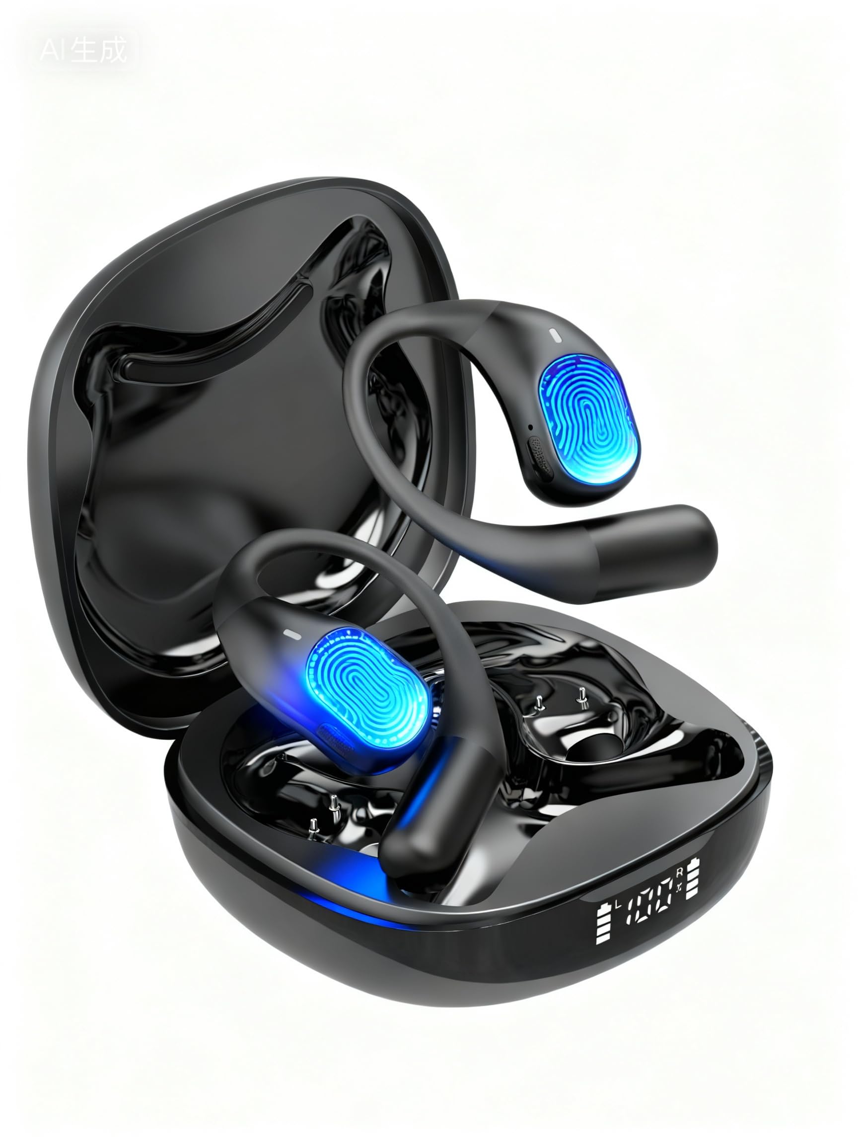 AI Translation Earbuds Real Time 146 Language Offline & Online Translator Earbuds, Audifonos Traductores Inglés Español, 4-in-1 Translating Device, Translate Ear Buds for Travel Learning-image-46