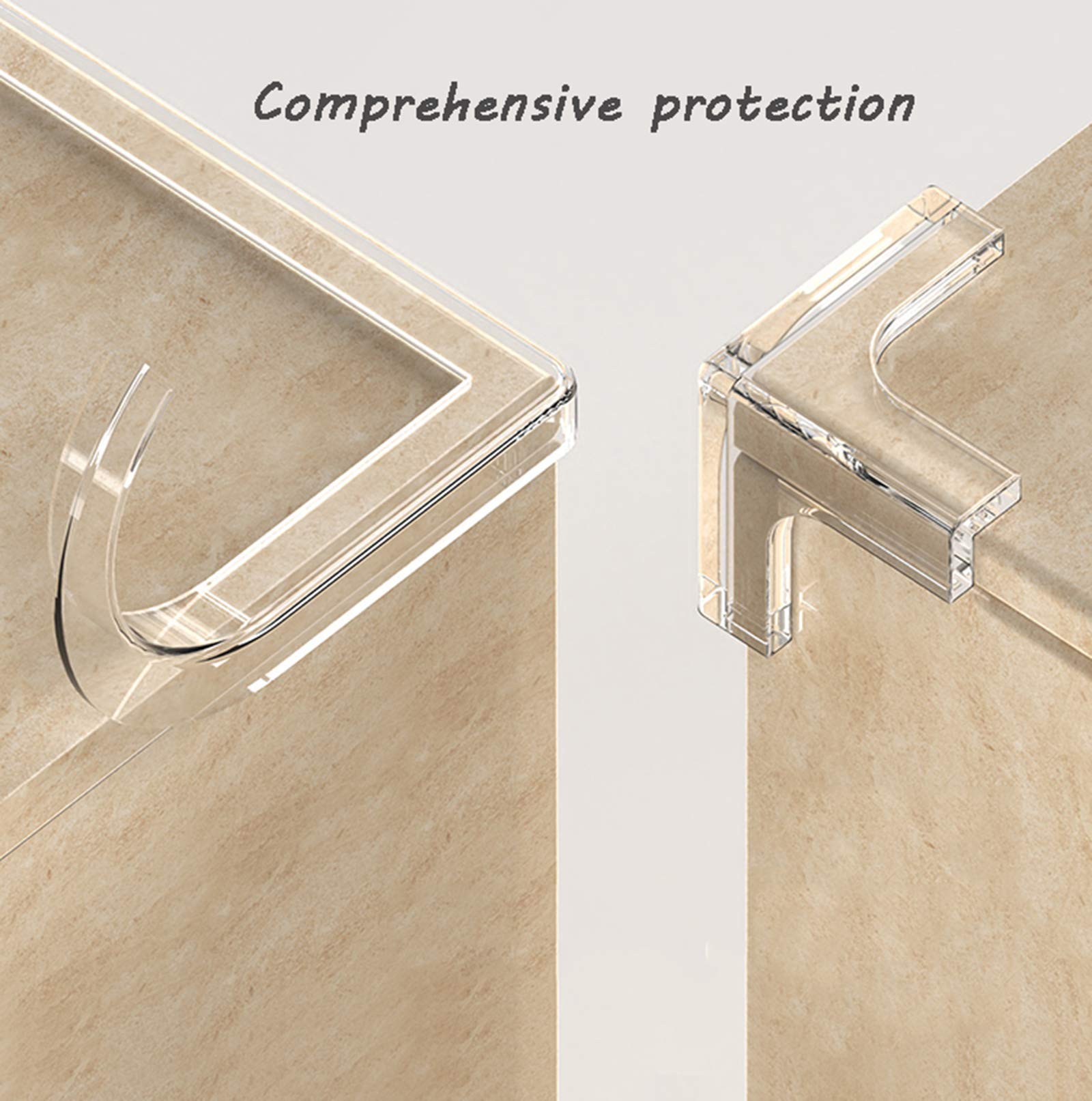 protector de bordes，protectores de esquinas de mue Protectores de esquina de parachoques Seguridad infantil Material de silicona de alta elasticidad Protectores de esquina de bebé for gabinete de vent