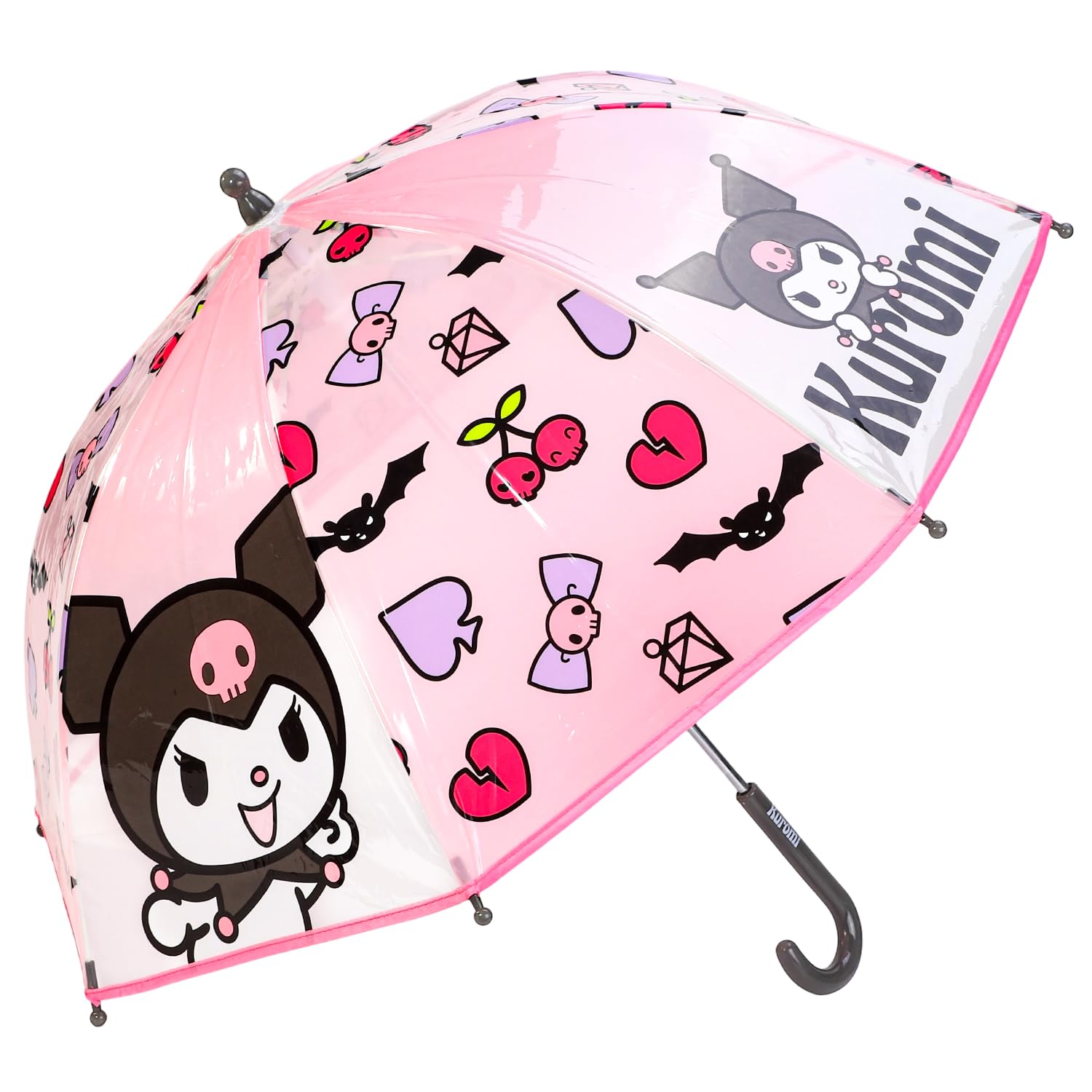 Kuromi Dome Umbrella for Kids Childrens Boys Girls Brolly