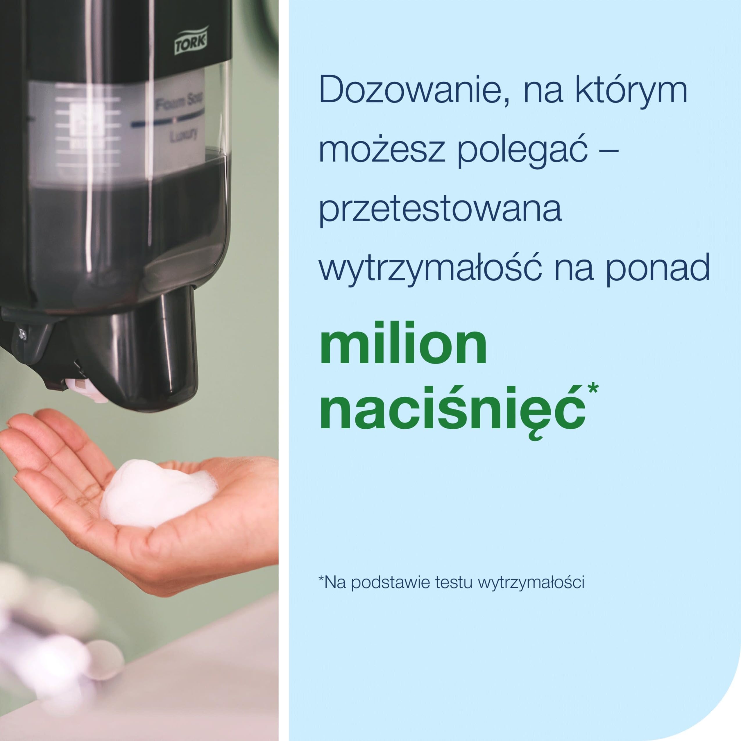Tork mini dozownik do mydła i środków dezynfekujących czarny S5, wkłady w pianie, płynie, żelu i balsamie, linia Elevation, 565208, 6 sztuk