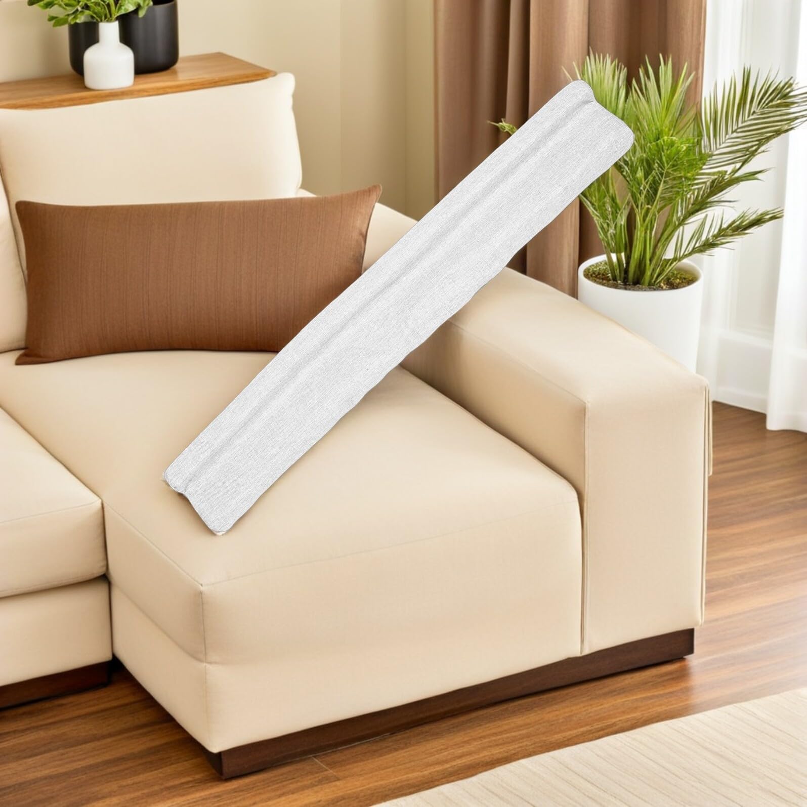 Schaumstoff Matratzenlückenfüller 80cm lang mit Waschbarem Bezug Geeignet für 3cm Breite Spalten als Schutz für Babys Hände in Großen Betten und Hotels
