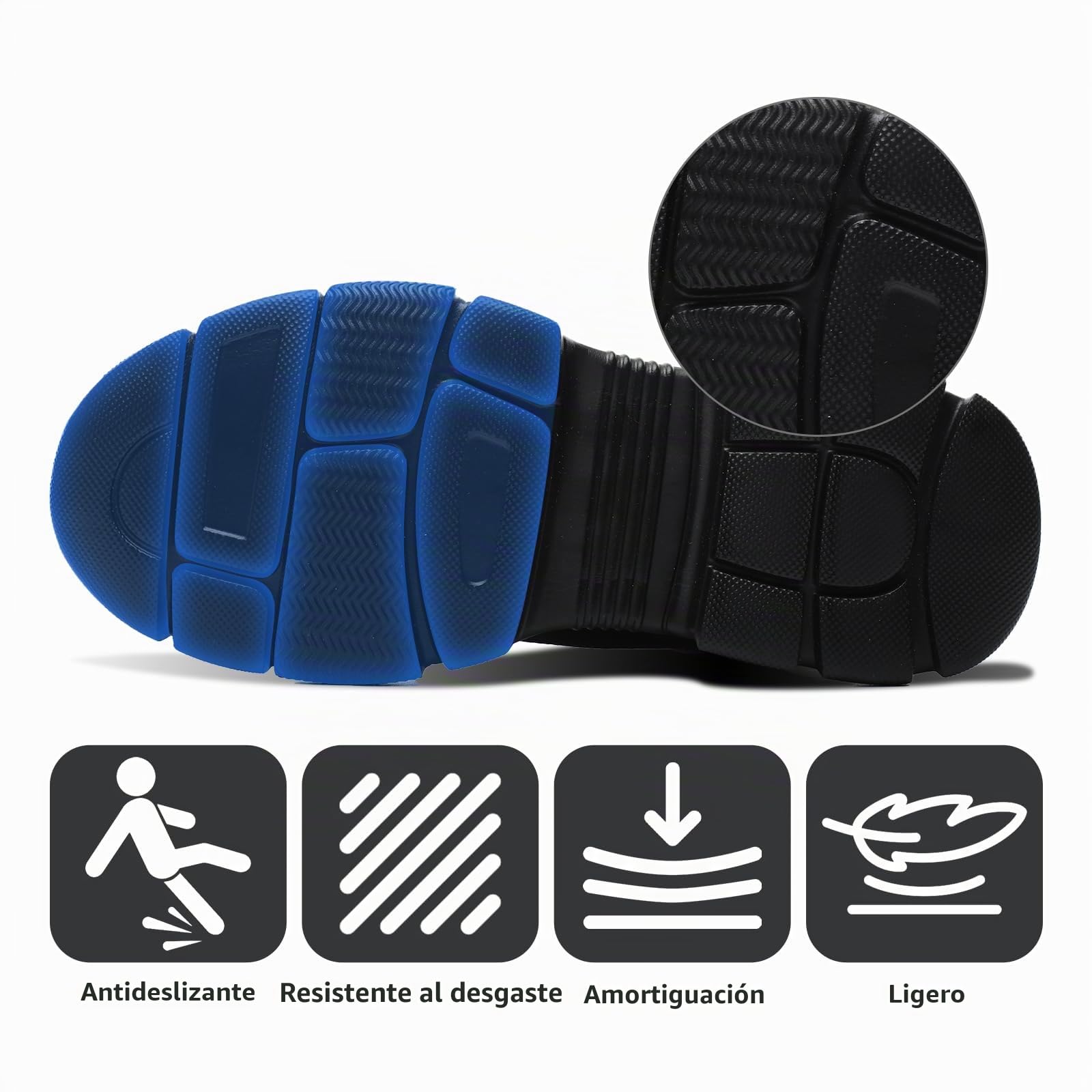 Zapatos de Seguridad para Hombre Mujer Impermeable de Invierno Botas de Seguridad con Puntera de Acero Botas de Trabajo Cómodos Antideslizante Calientes con Forro 38-46 EU