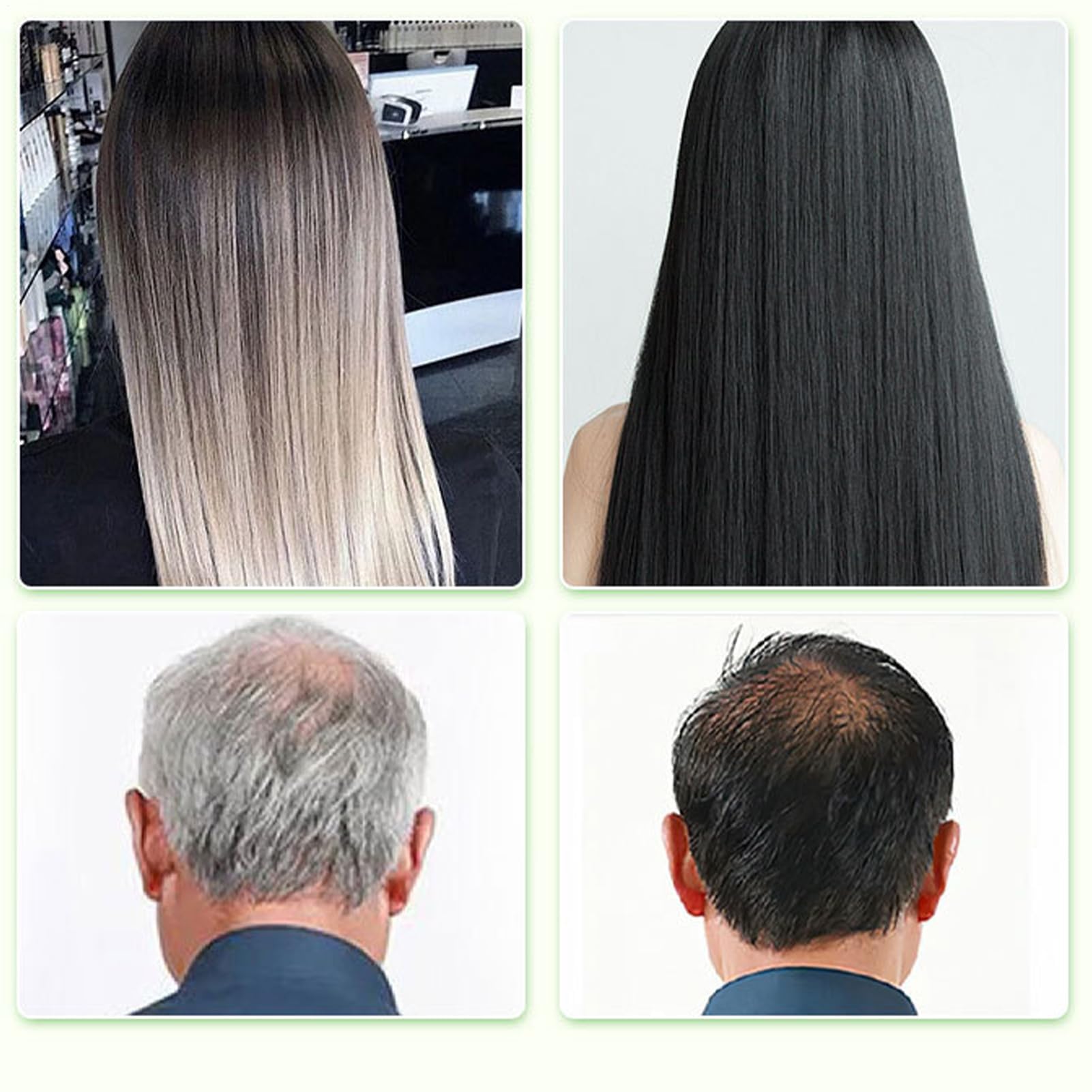 Langanhaltendes Schaumstoff-Haarfärbemittel auf Pflanzenbasis, Haarfärbe-Mousse, einfach zu verwenden, sanft und gepflegt, für Badezimmer-Reisesalon täglich oder Bart (Coffee Brown)