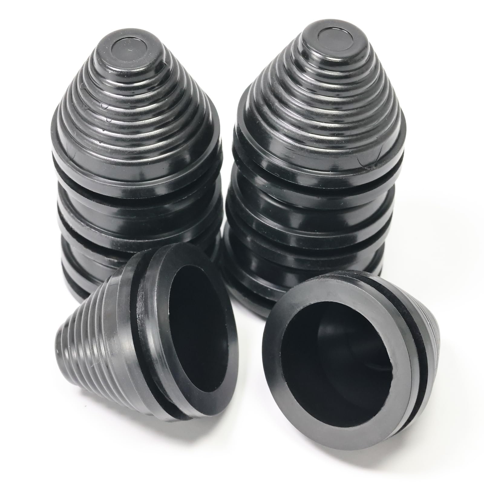 EASYEAH 1-3/16 in Rubber Grommets for Wiring, 1 in ID, Tower Shaped Grommet for Round Holes, Firewall Grommet Automotive, Wires Cables Protection for