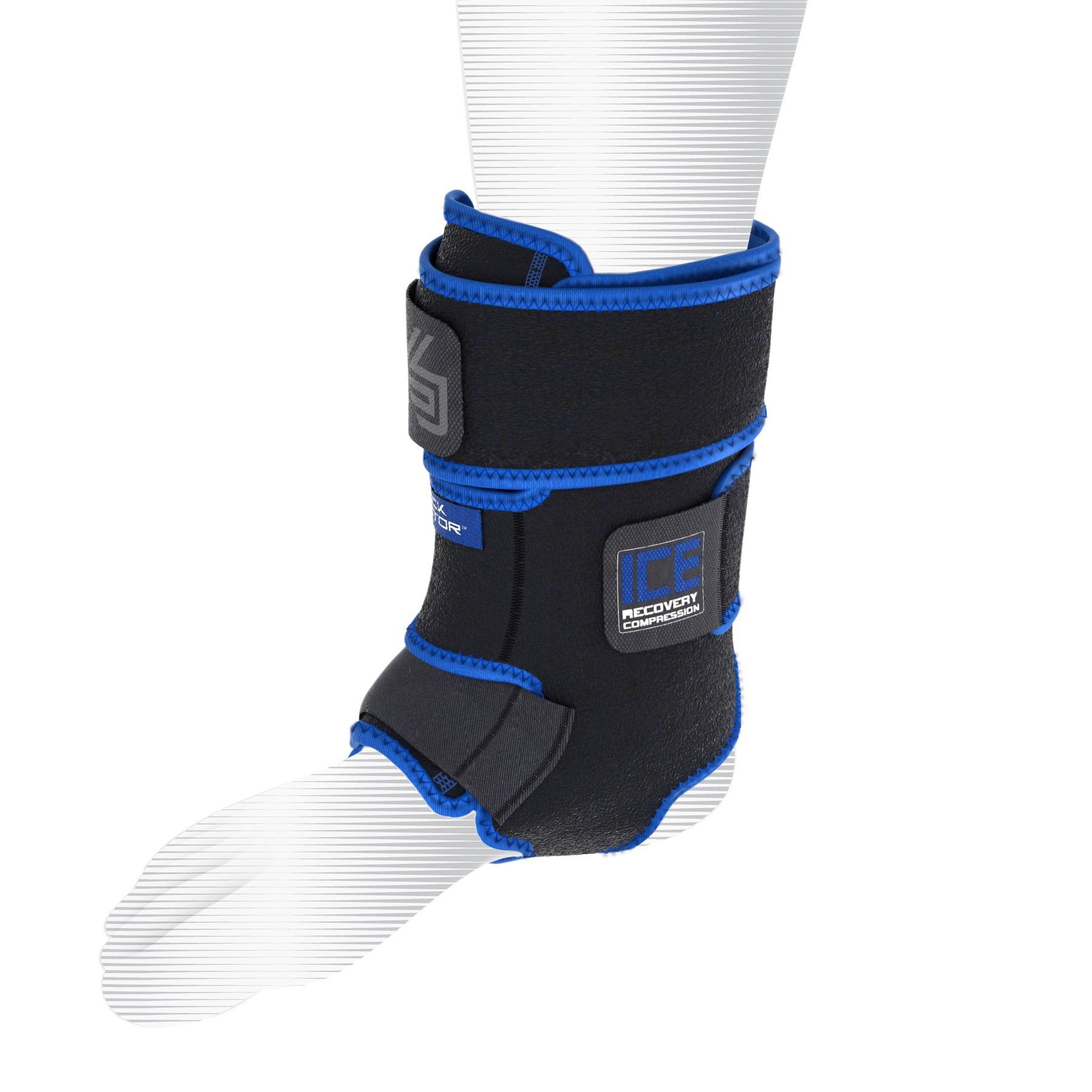 Shock Doctor Adultos Ice Recovery – Tobillera de compresión