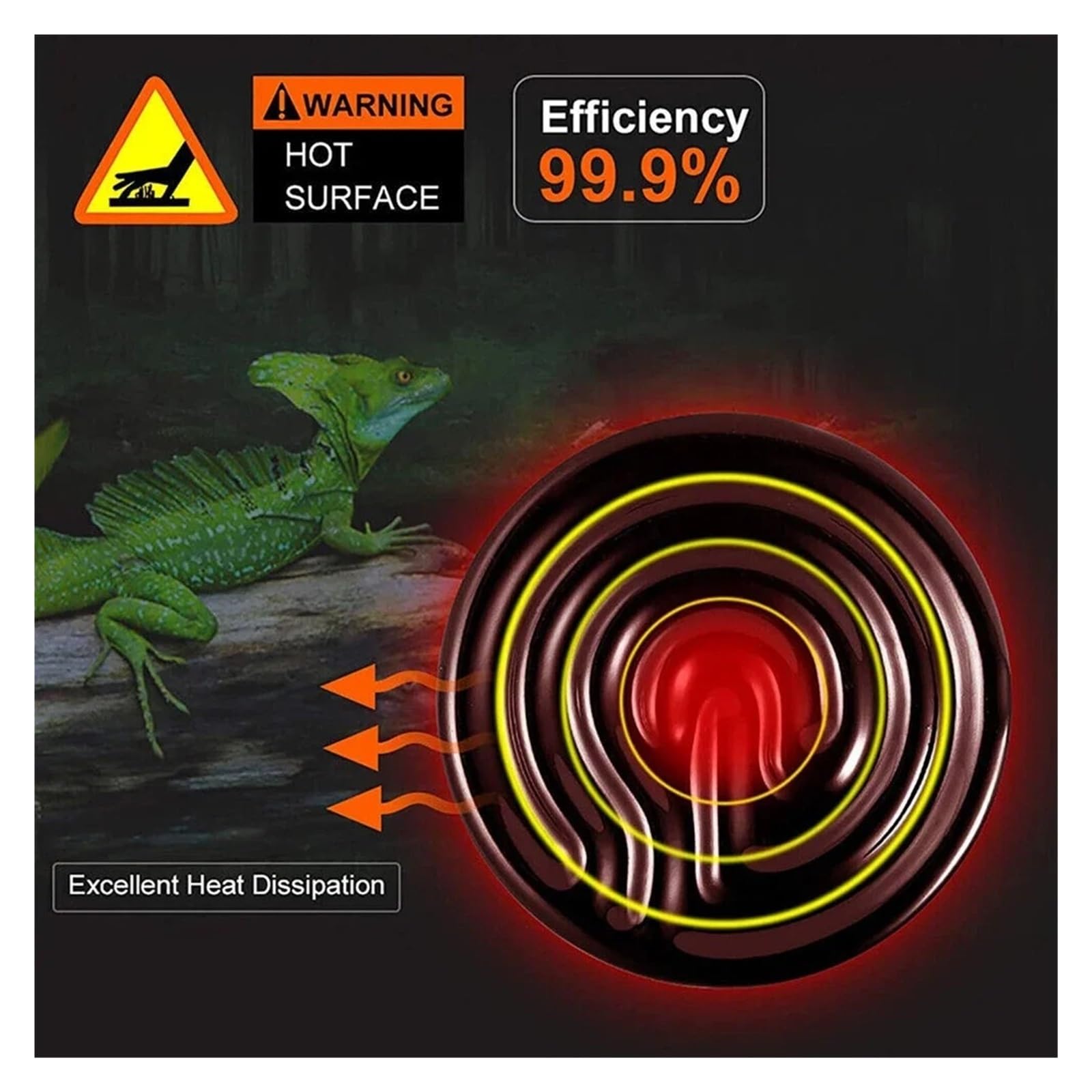 2 Pz Lampada Riscaldante In Ceramica Lampadina Di Calore A Infrarossi For Rettili Pollame Da Cova Anfibi Terrari Fonte Invernale E27 200 W Mantieni Il Cibo Fresco