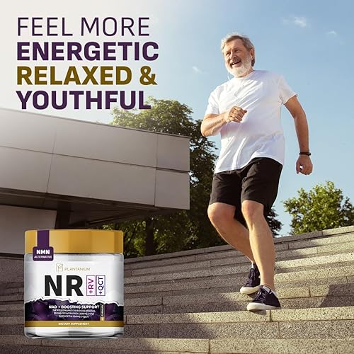 Miniatura 6 de NAD+ 1000 mg de triple acción nicotinamida ribósido (NR), trans-resveratrol 200 mg, quercetina 100 mg - Suplemento NMN alternativa para