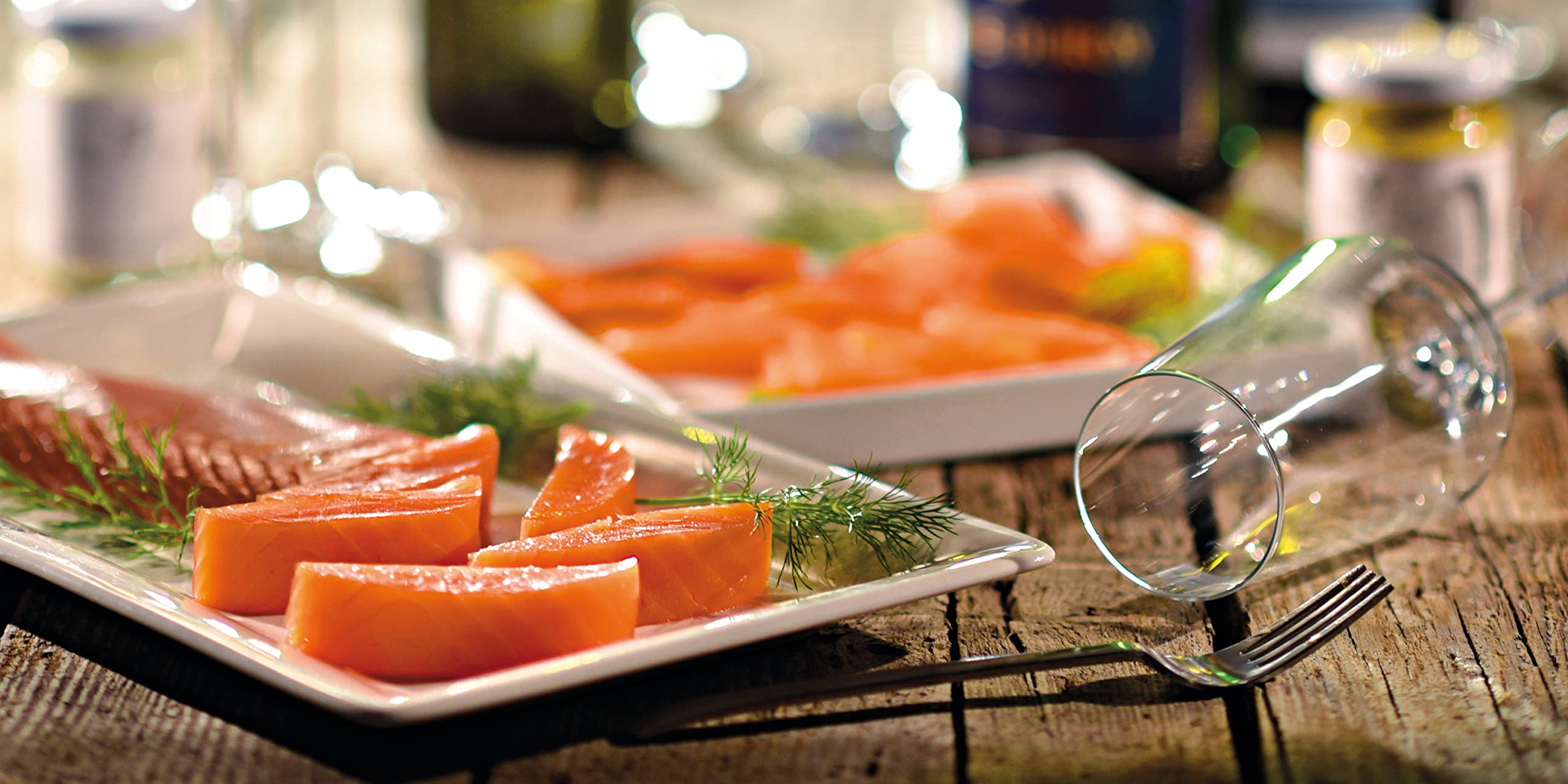 Gourmet-Set ROYAL - Geräuchertes Lachs Filet Royal mit 2 Gourmetsaucen/TOP Kühlversand (Gourmet-Set ROYAL 460g inkl 2 Lachs-Saucen)