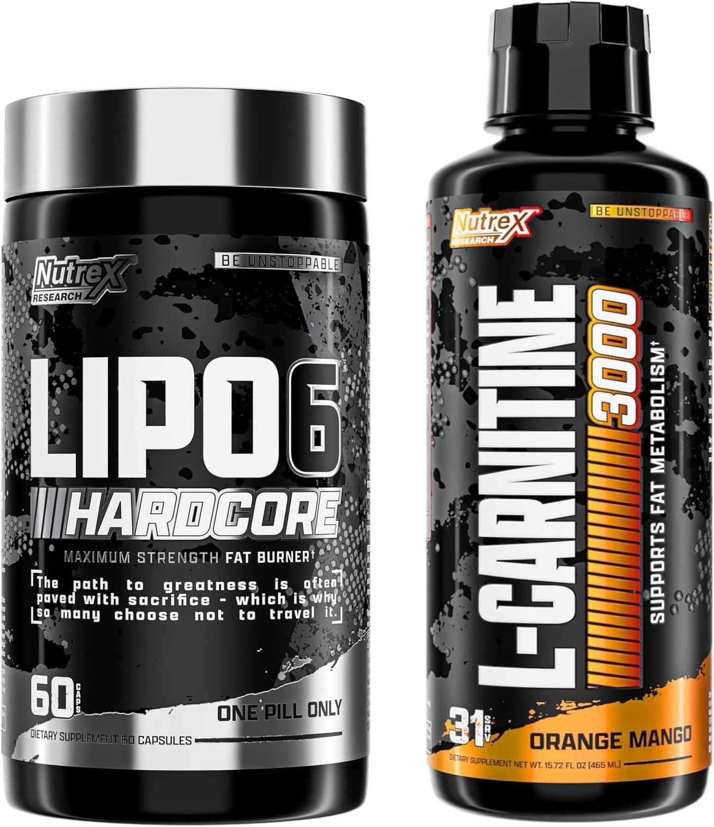 Nutrex Research Lipo-6 Hardcore Weight Loss Supplement Liquid Carnitine 3000