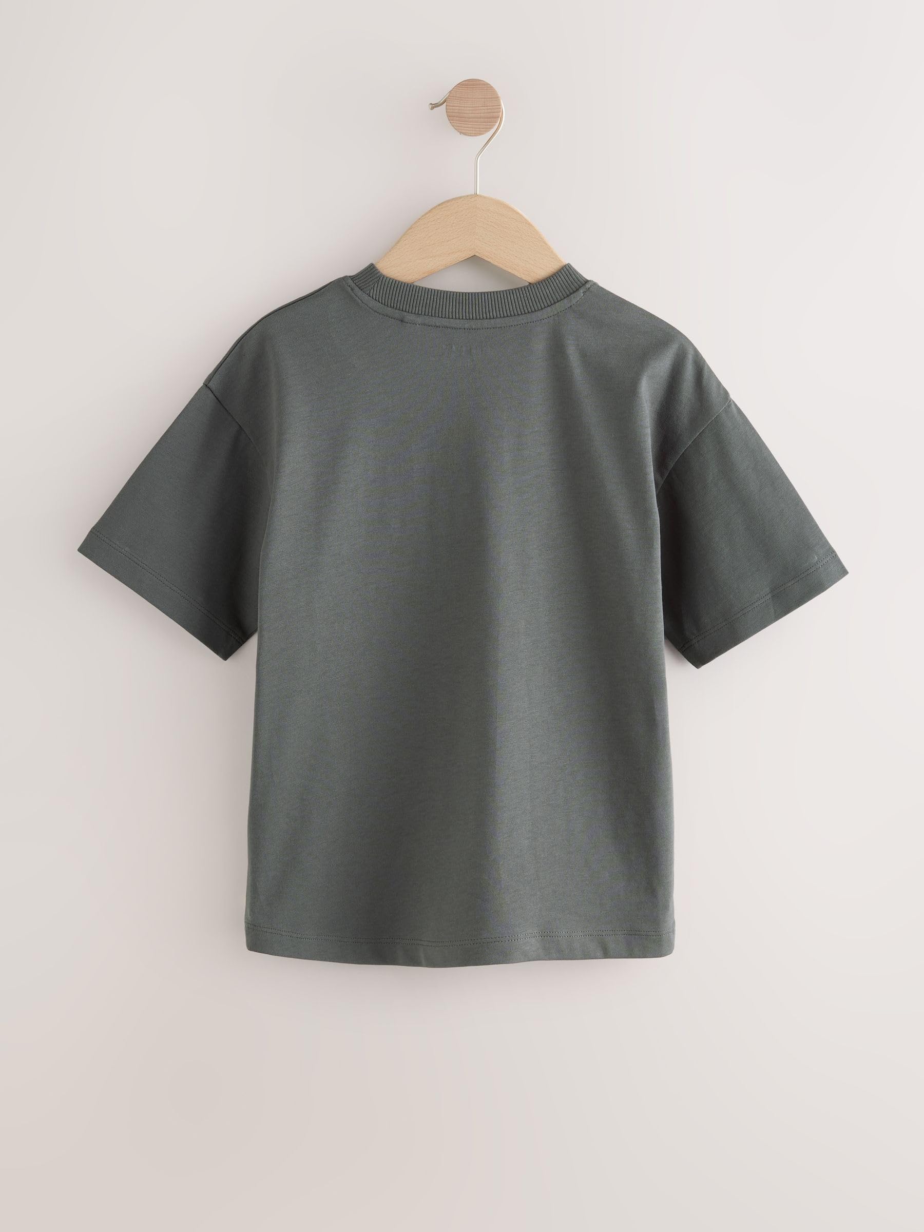 NEXT Garçon T-Shirt imprimé à Manches Courtes et Logo, Lot de 4