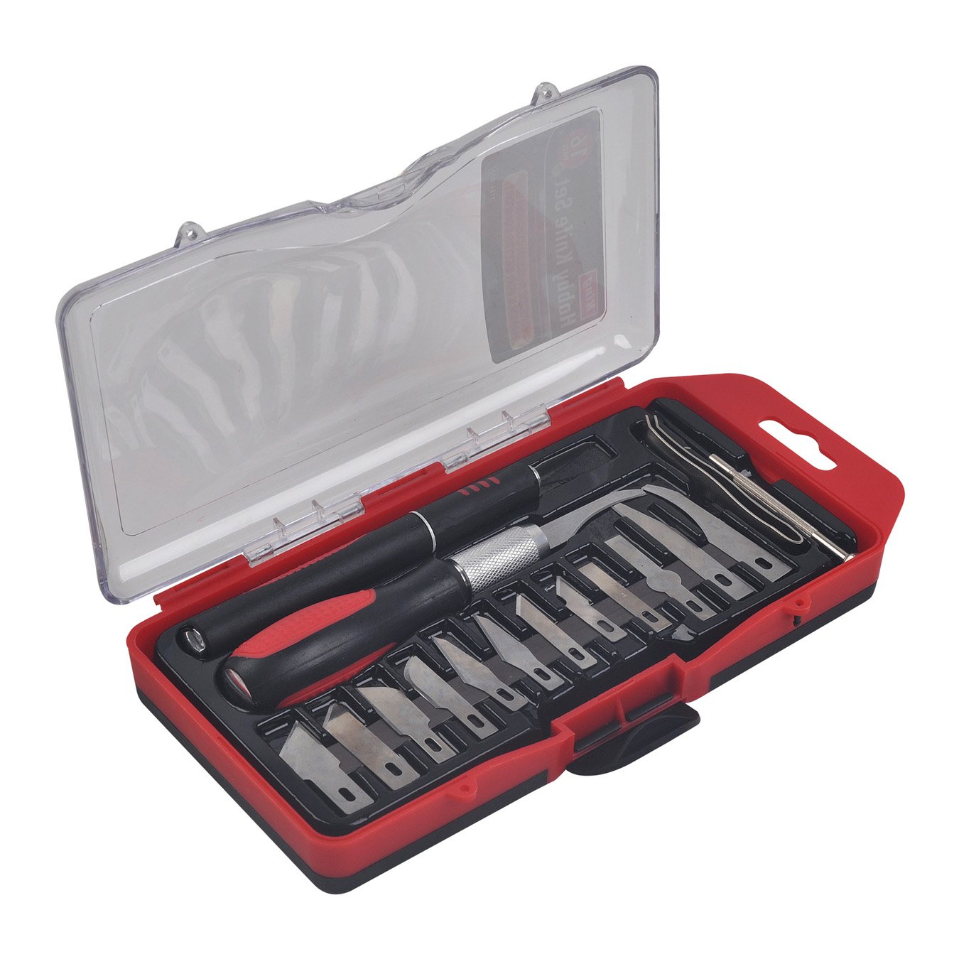 KING16-pc Hobby  Set (3164-0) w/Precision Cutting Blade Assortment, Screwdriver and Twizzers