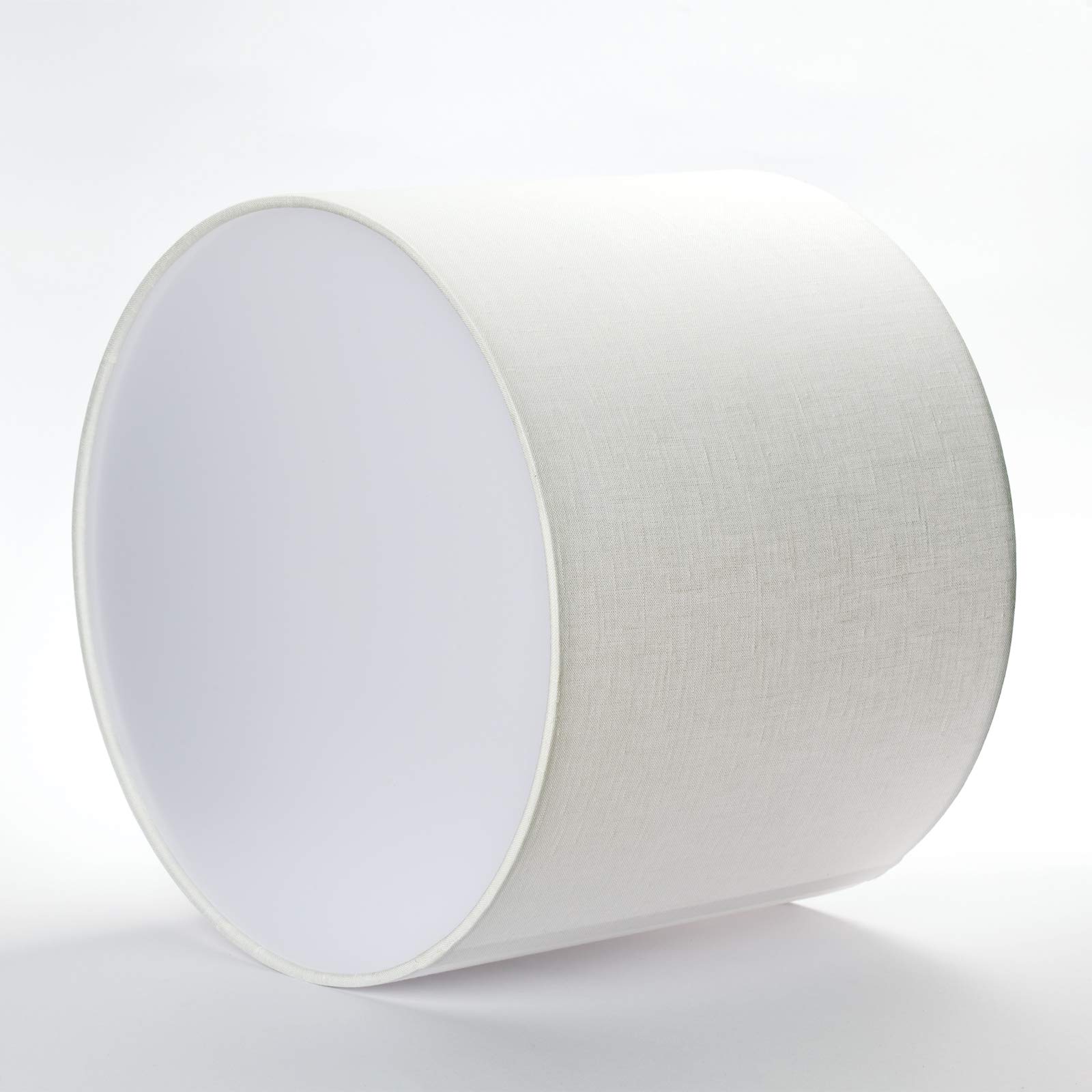 Materiał abażur E27 biały 40 cm z osłoną do lamp wiszących abażur tekstylny lampa stołowa lampa stojąca