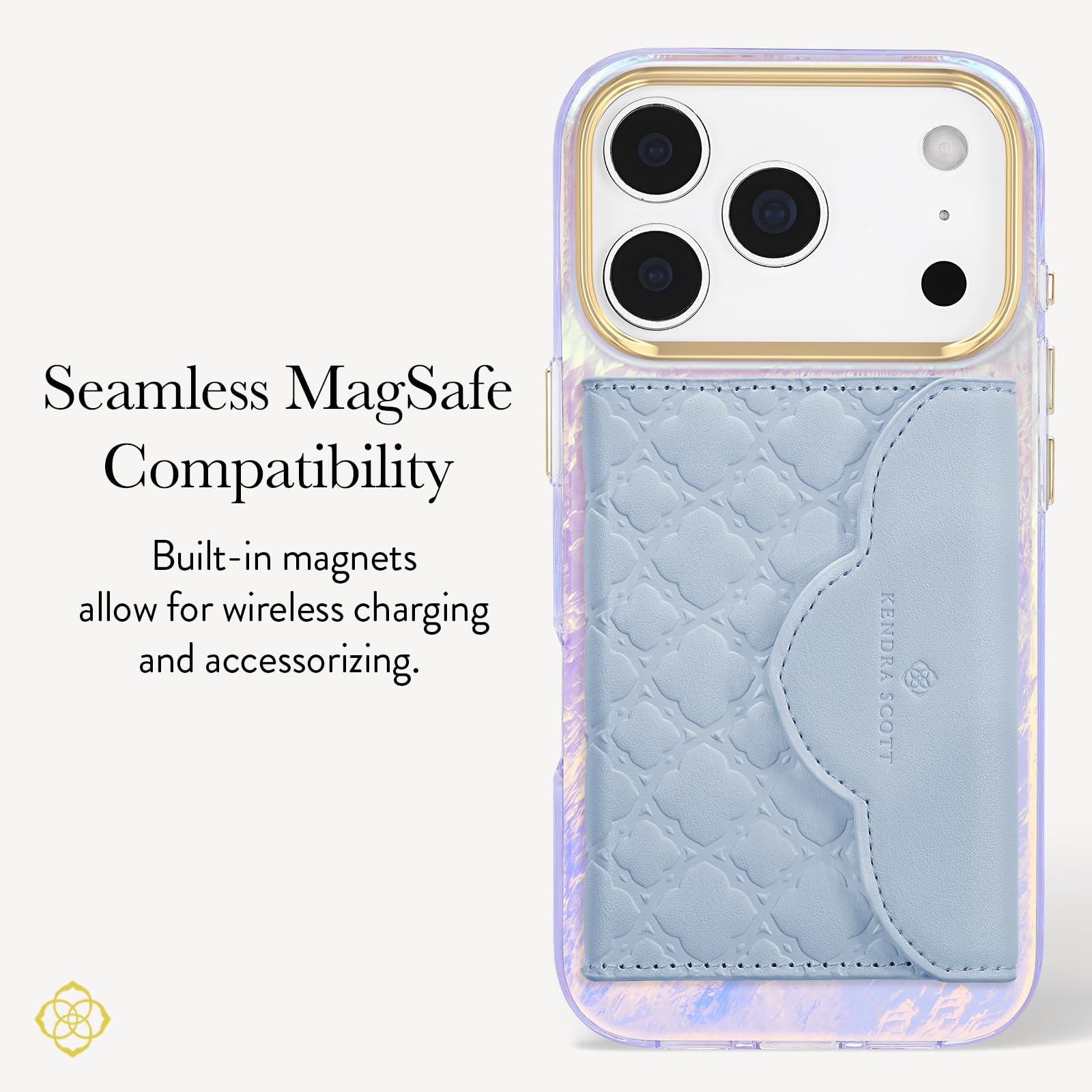 Amazon.com: Kendra Scott iPhone 17 Pro Max Case - Compatible with MagSafe -  Designer Phone Case - Blue Pearl : Cell Phones & Accessories