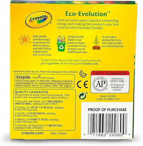 Miniatura 6 de Crayola Crayones grandes, surtidos (8 unidades), crayones gigantes para niños y niños pequeños, a partir de 2 años