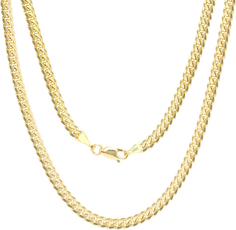 real gold chains for men