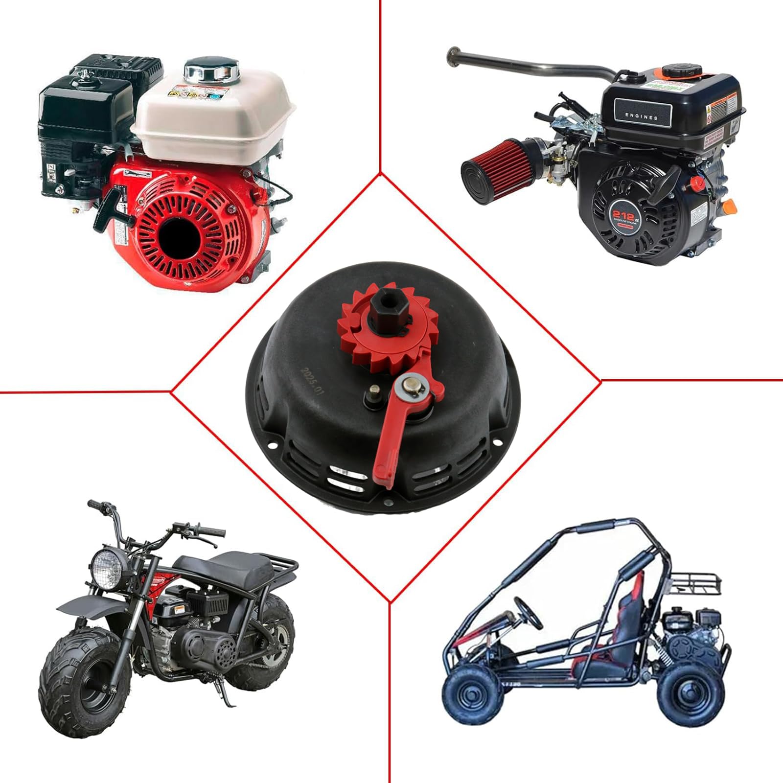 Predator 212 Quick Pull Start Recoil Replacement For Coleman