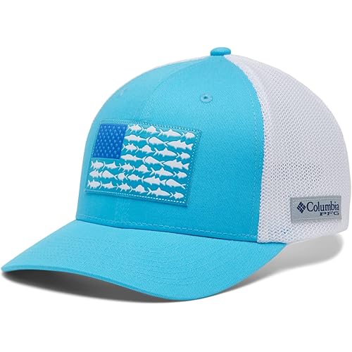 Columbia PFG Fish Flag Mesh Ball Cap-High