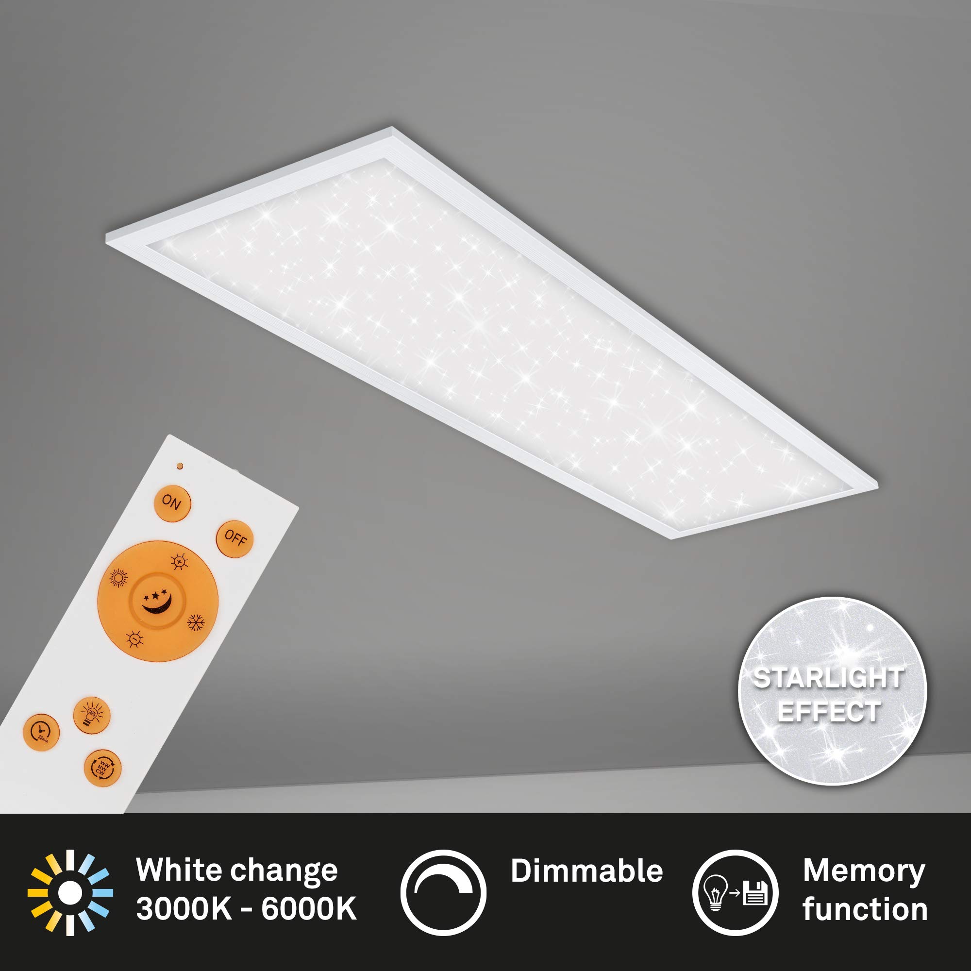 Messing Plafondlamp Design, Sylvian, 41W, Warm Tot Koud Wit Verstelbare Led 3 Staps Dimbaar Q34451