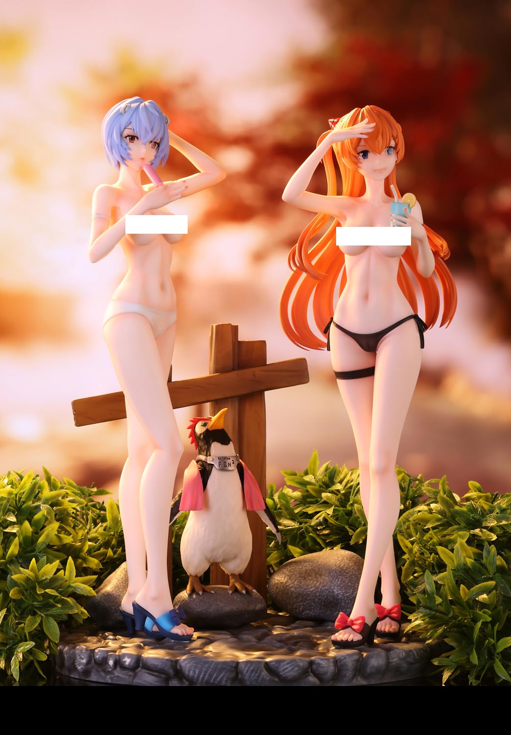 Amazon.co.jp: 綾波レイ 惣流・アスカ・ラングレー フィギュア