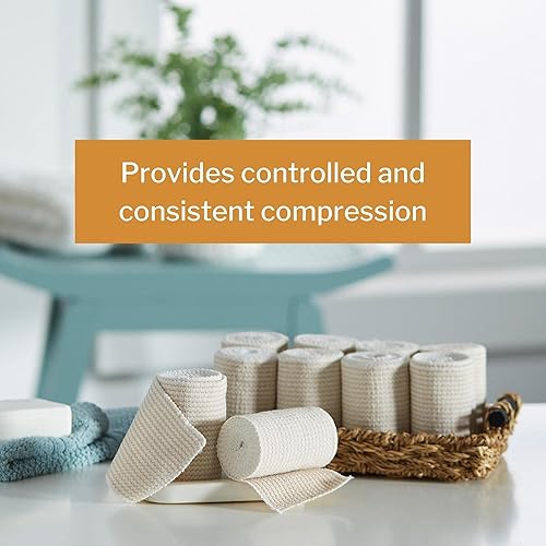 Miniatura 2 de McKesson Vendajes elásticos, no estériles, cierre de velcro, 3 pulgadas x 5 yardas, 10 unidades, 5 paquetes, 50 en total