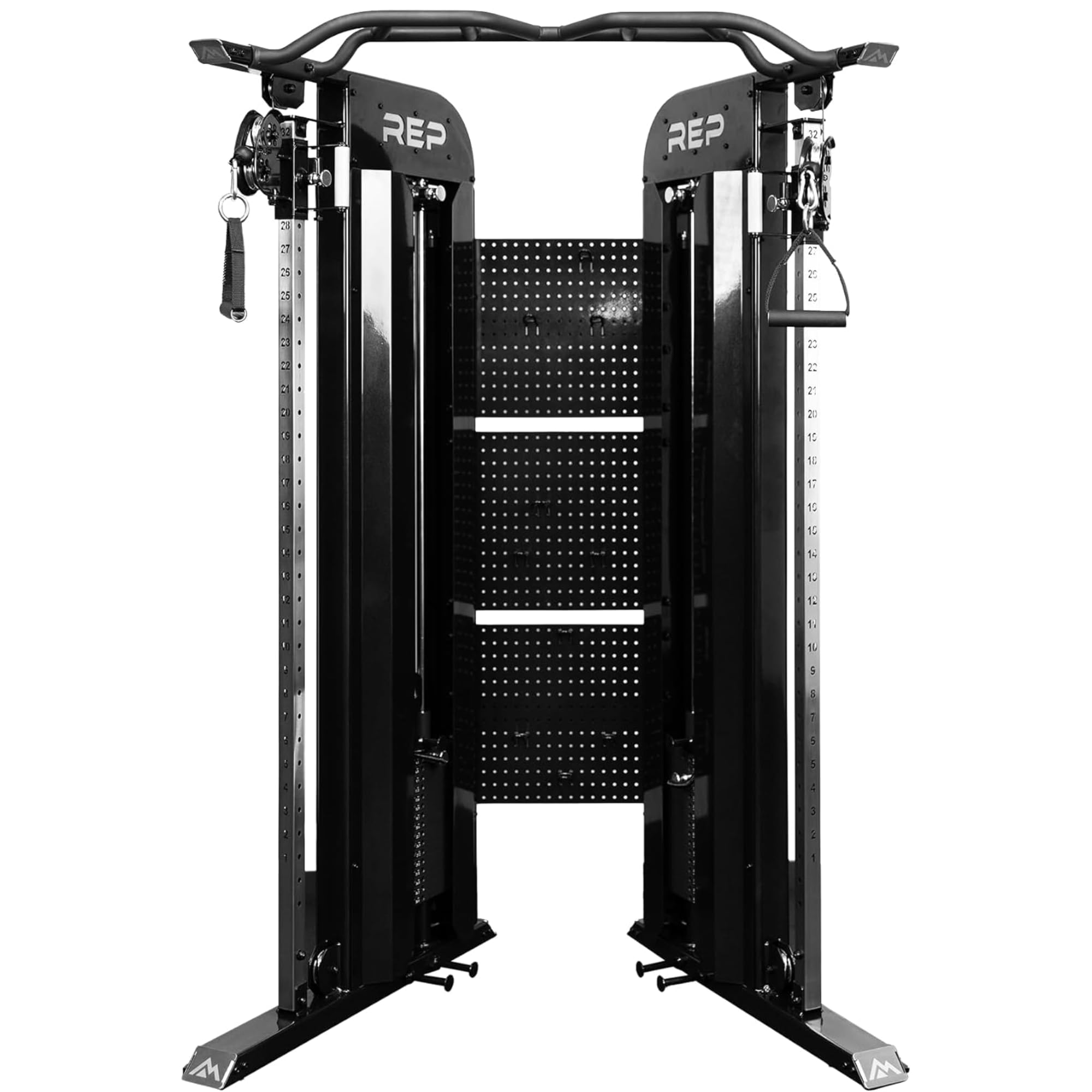 Fitness Arcadia™ Functional Trainer- All in one Functional Trainer and Cable Machine for Home and Garage Gym!- Optional Weight Stack Upgrades and Attachment Packages