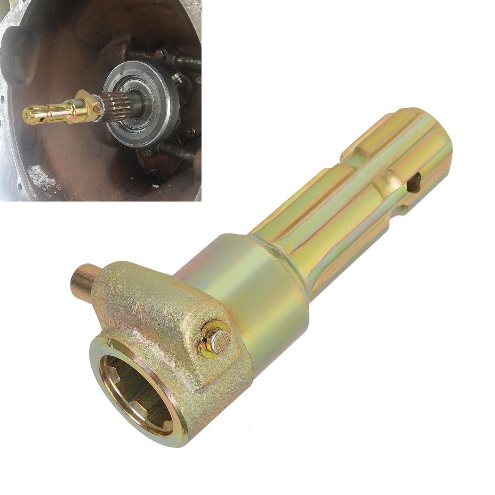 Adaptador de PTO Hembra 1 3/8 Pulgadas 6 Spline Macho 1 3/8 Pulgadas 6 Spline PTO Extensión Tractores Hasta 70 CV