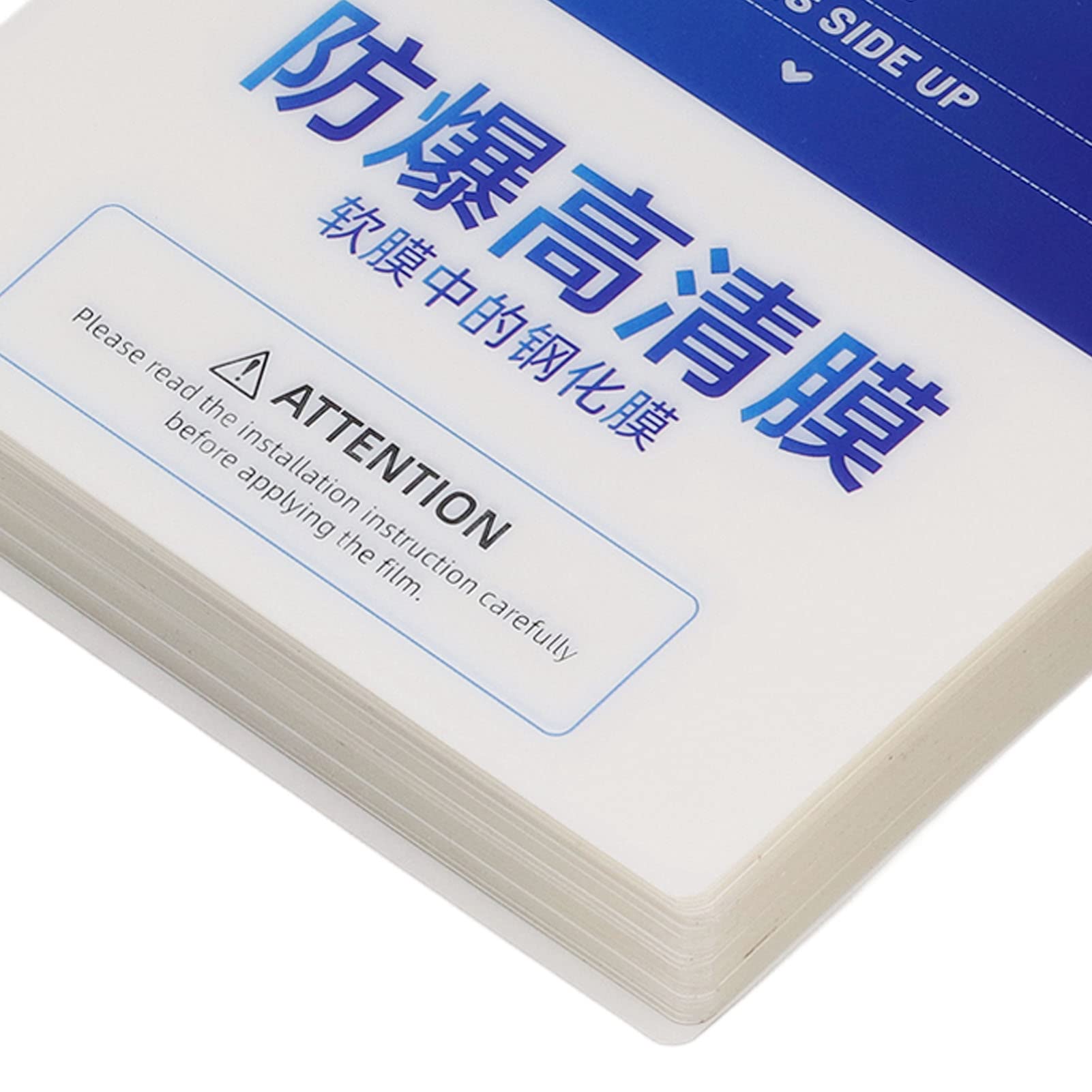 Film HD Antidéflagrant, Film de Protection Plein écran Transparent avec Anti- Digitales et sans Bords Blancs, pour Téléphone Montre Caméra écouteurs iOS