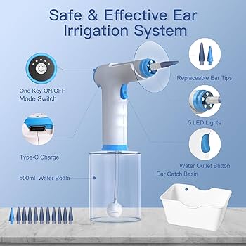 電動イヤークリーナー 大人 子供耳洗浄 多機能耳 垢除去英語表記 4つの圧カ Amazon.co.jp: 電動耳洗浄器 充電式 イヤークリーナー 子供