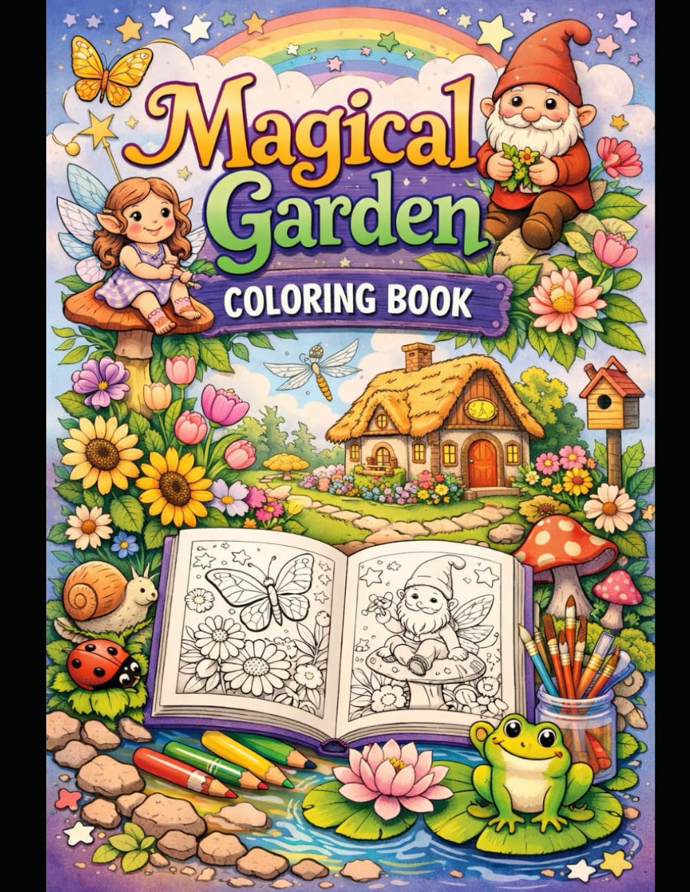 Magical Garden Coloring Book