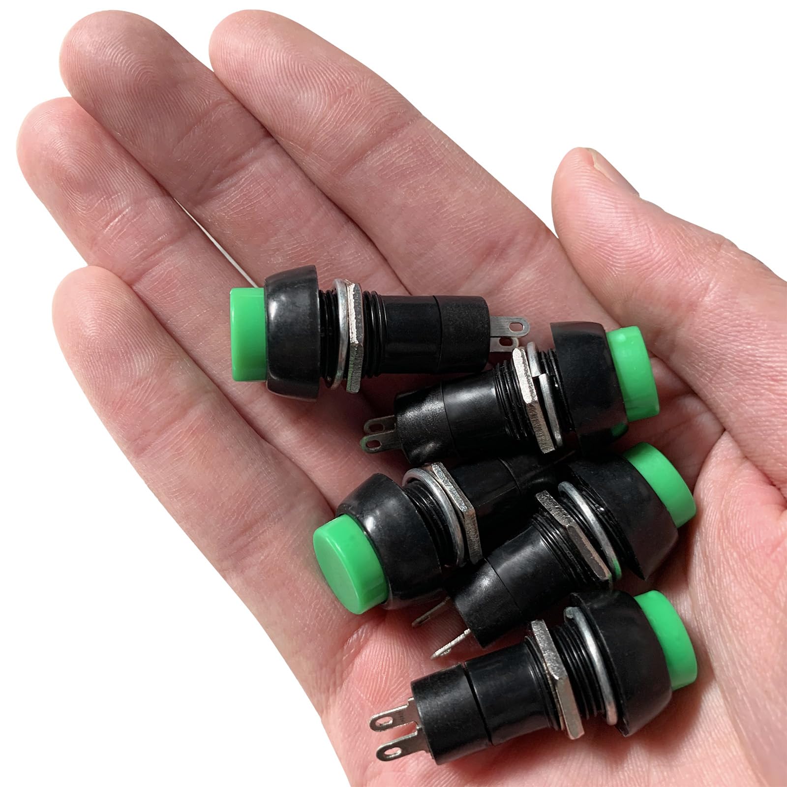 Amazon.com: uxcell 5Pcs,12mm Green Momentary Push Button Switch