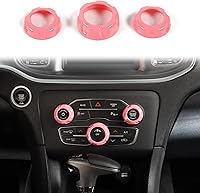 Vista 11 de Voodonala Pomos de radio AC Botón de interruptor de aire acondicionado para cargador Dodge Challenger 2015-2025+, para 2011-2025+Chrysler 300, RAM