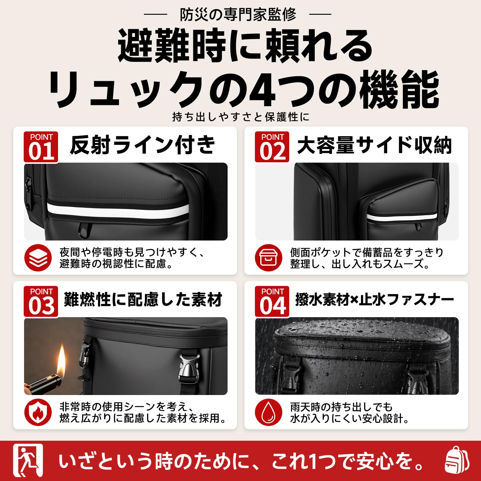 Amazon.co.jp: 【84点セット - 防災士監修】防災グッズ セット 防災