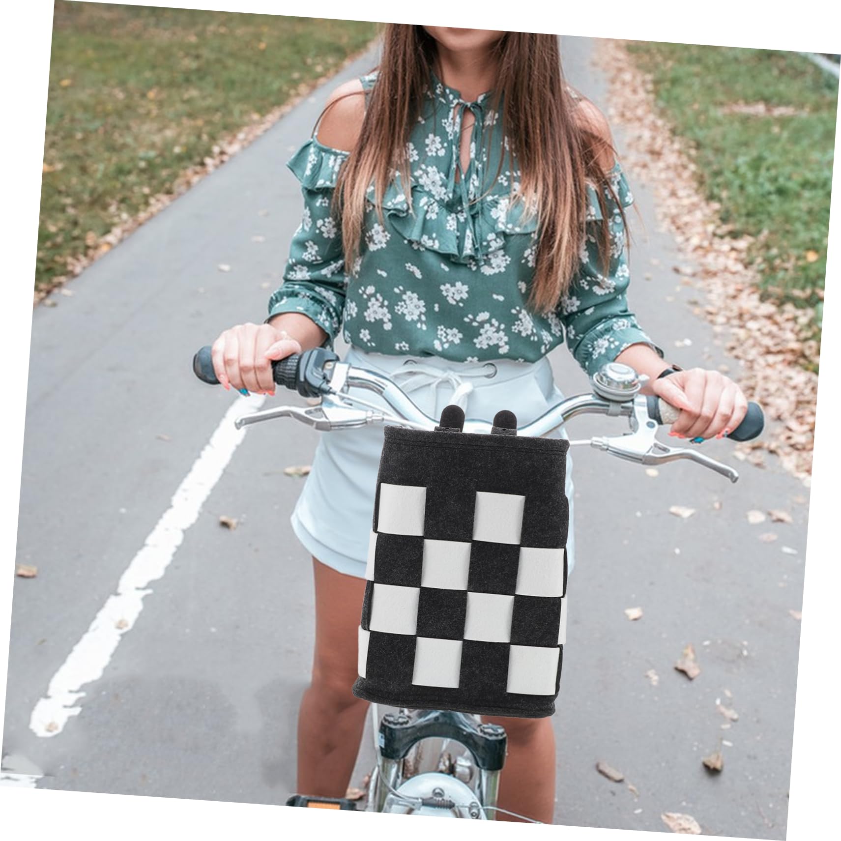Cesta Delantera Cesta de Almacenamiento Cesta Plegable para Bicicleta de montaña Cesta para Patinete eléctrico Cesta de Bicicleta Delantera Adorable Cesta para Bicicletas. sintió