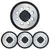 5 inch 8 Hole Aluminum Alloy Replacement Sander Pad for Dewalt DWE64236423K, DWE64216421K, DCW210B Random Orbit Sanders, 5 Hook-&-Loop Sanding Pad for Part Number DWE64233 & N329079 4Pack