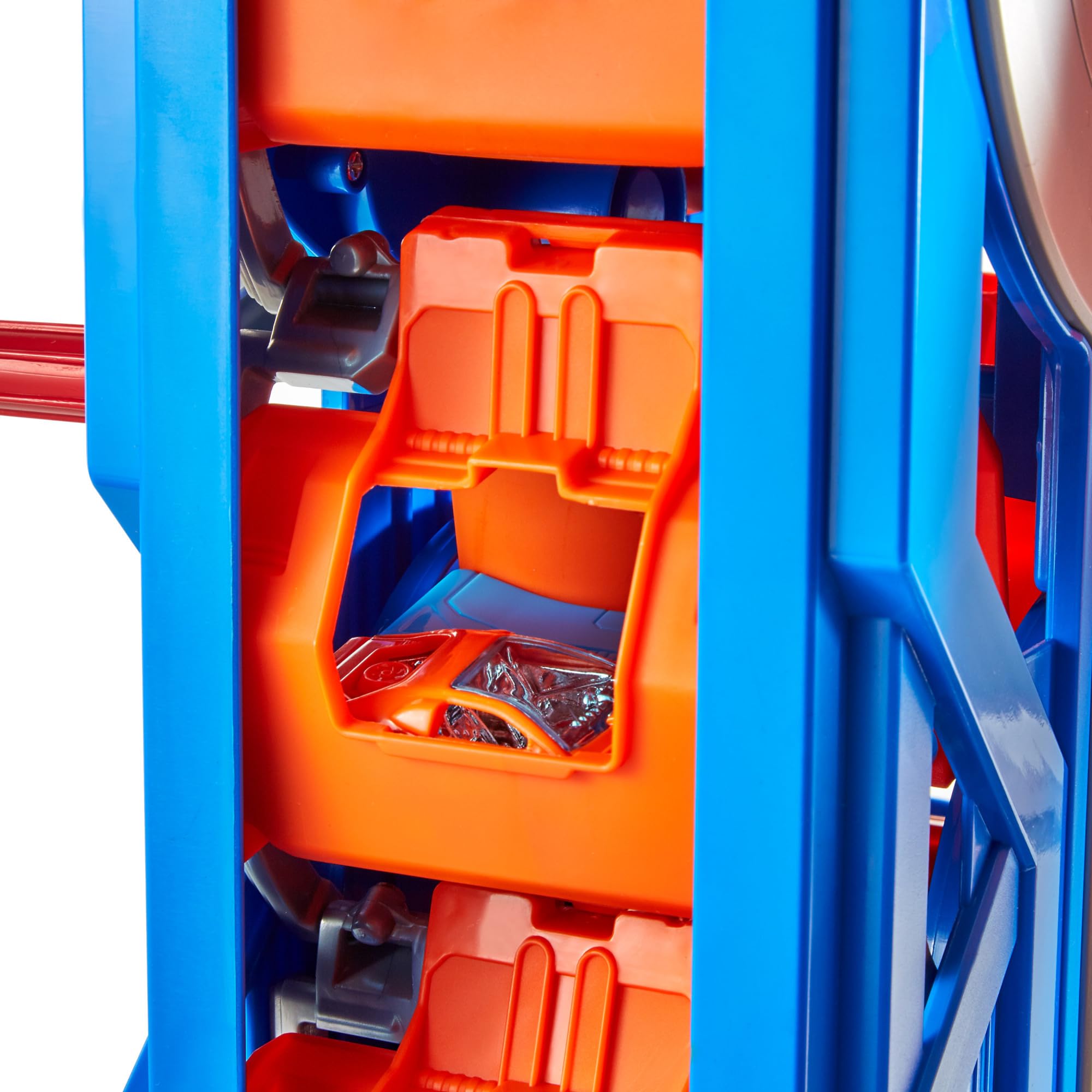 Hot Wheels Garaje, Garaje para Coches de Juguete (Mattel Spain FTB68)