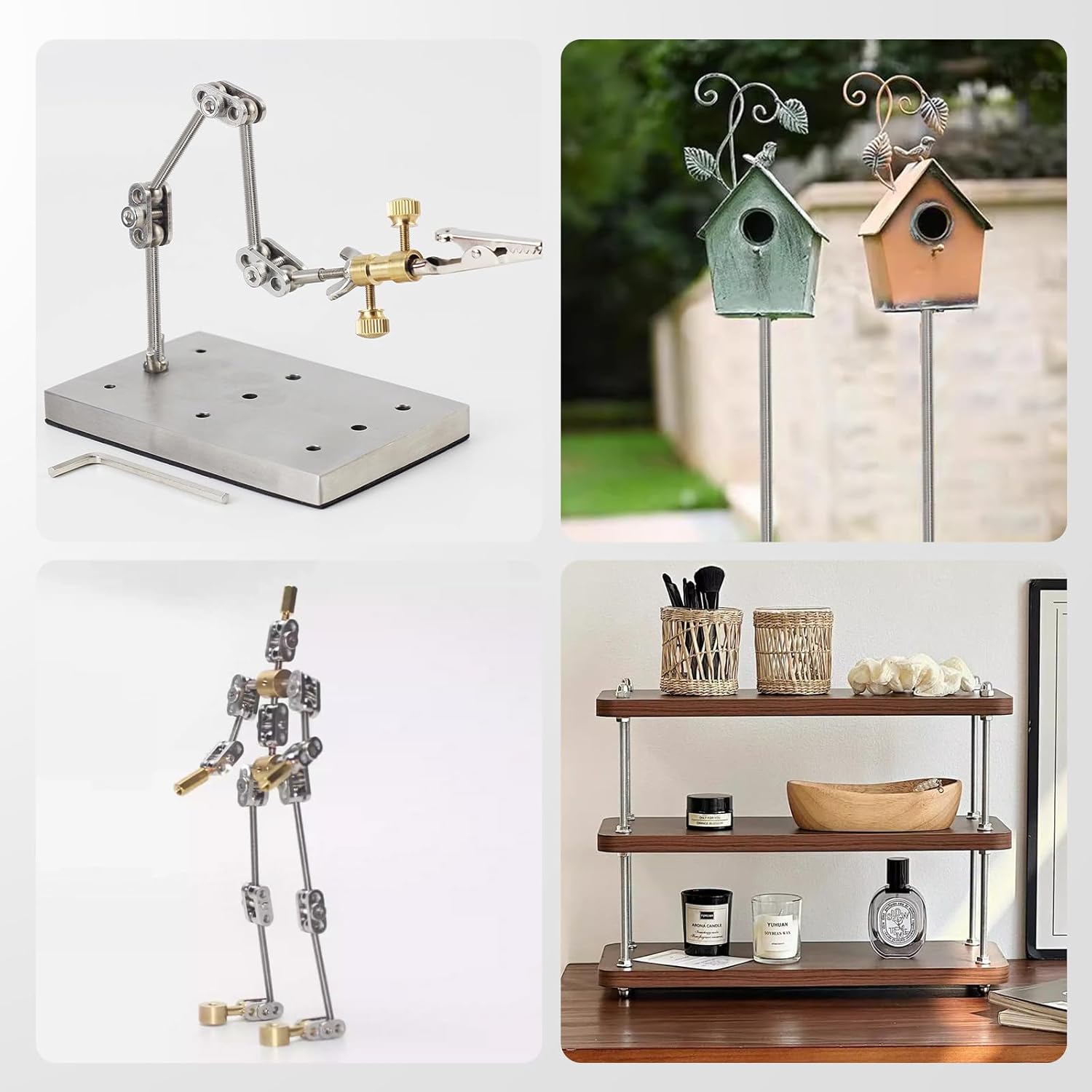 24 Pcs 304 Stainless Steel M12 Fully Threaded Rod,1.6"(41mm) Threaded Rod,Right Hand Threads，with Nuts (24, M12x41mm)