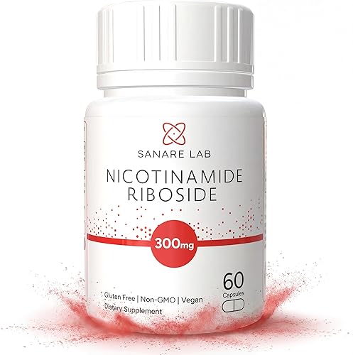 Suplemento NAD+ con ribósido de nicotinamida (NR) 300 mg  Energía celular y apoyo al metabolismo  60 cápsulas